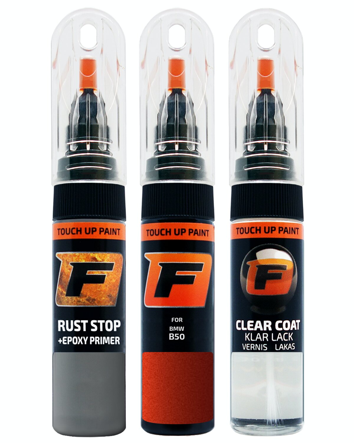 for BMW B50 SAKHIR ORANGE TOUCH UP PAINT Pen Kit Scratch Repair Set - Picture 10 of 10