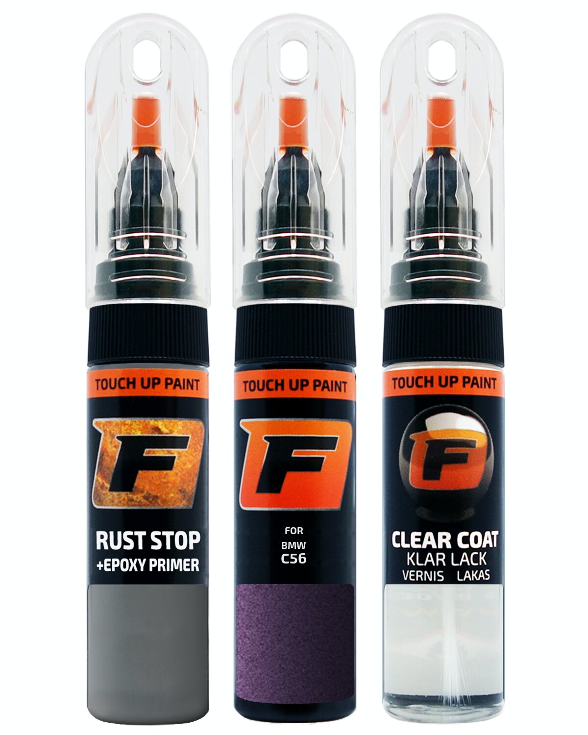 for BMW C56 THUNDERNIGHT TOUCH UP PAINT Pen Kit Scratch Repair Set - Picture 10 of 10
