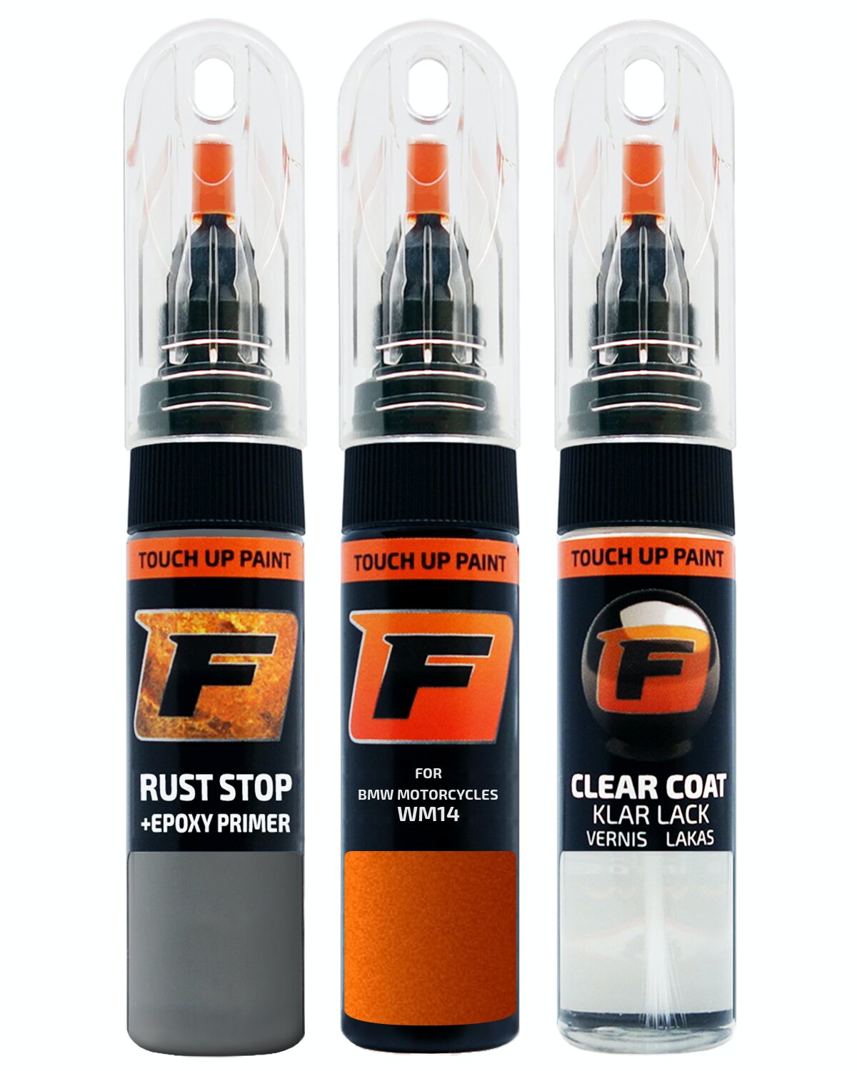 for BMW MOTORCYCLES WM14 LAVAORANGE TOUCH UP PAINT Pen Kit Scratch Repair Set - Picture 10 of 10