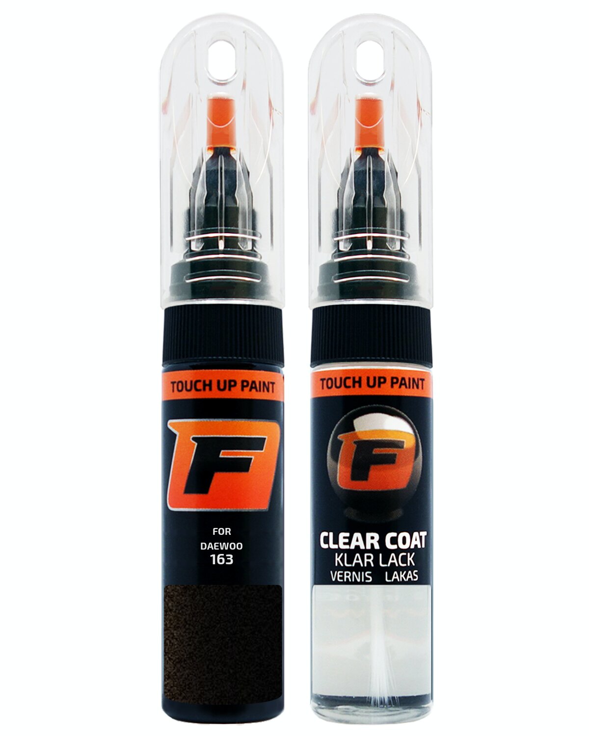 for DAEWOO 163 GRANADA BLACK TOUCH UP PAINT Pen Kit Scratch Repair Set - Picture 9 of 10