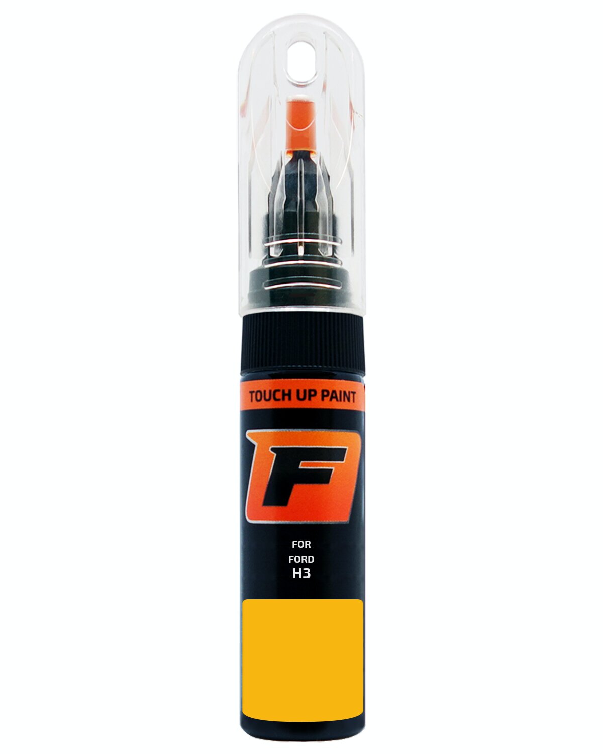 for FORD H3 TRIPLE YELLOW TOUCH UP PAINT Pen Kit Scratch Repair Set - Picture 8 of 10