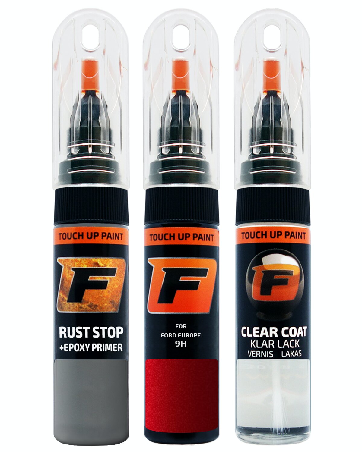 for  FORD 9H LUCID / CARPET RED TOUCH UP PAINT Pen Kit Scratch Repair Set