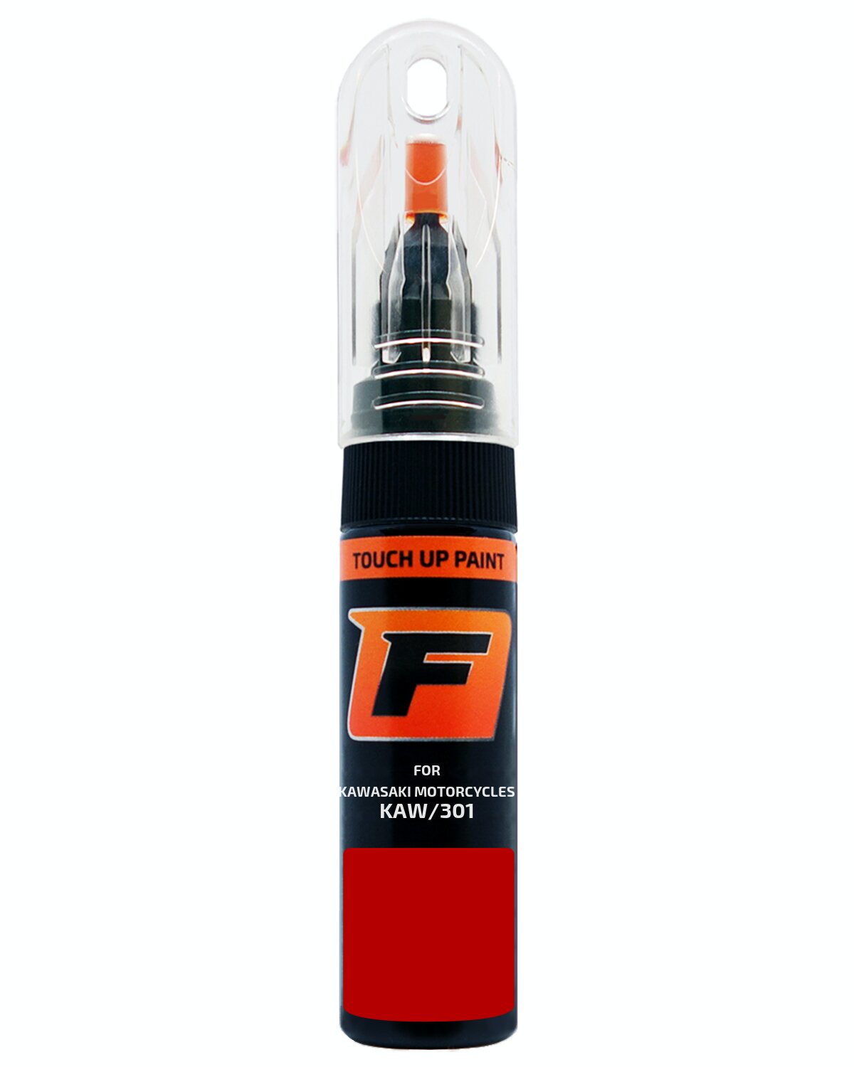 for KAWASAKI MOTORCYCLES KAW/301 RED TOUCH UP PAINT Pen Kit Scratch Repair Set - Picture 8 of 10