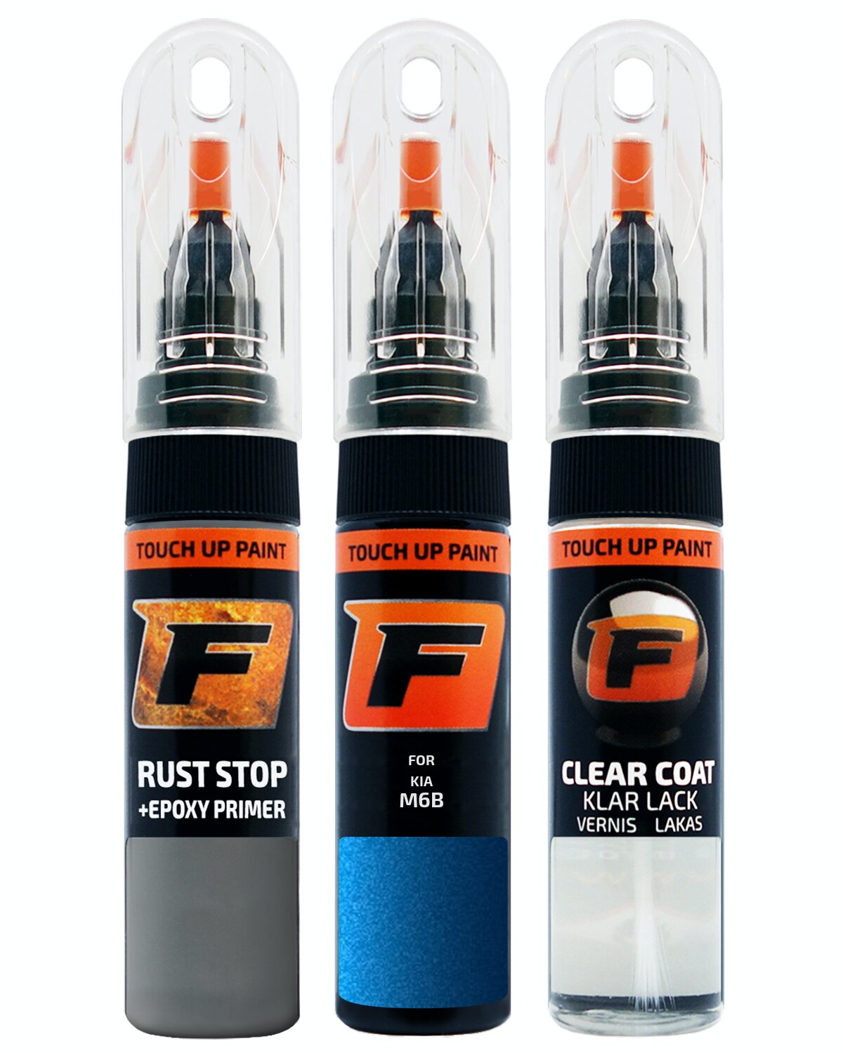for KIA M6B MICRO BLUE TOUCH UP PAINT Pen Kit Scratch Repair Set - Picture 10 of 10
