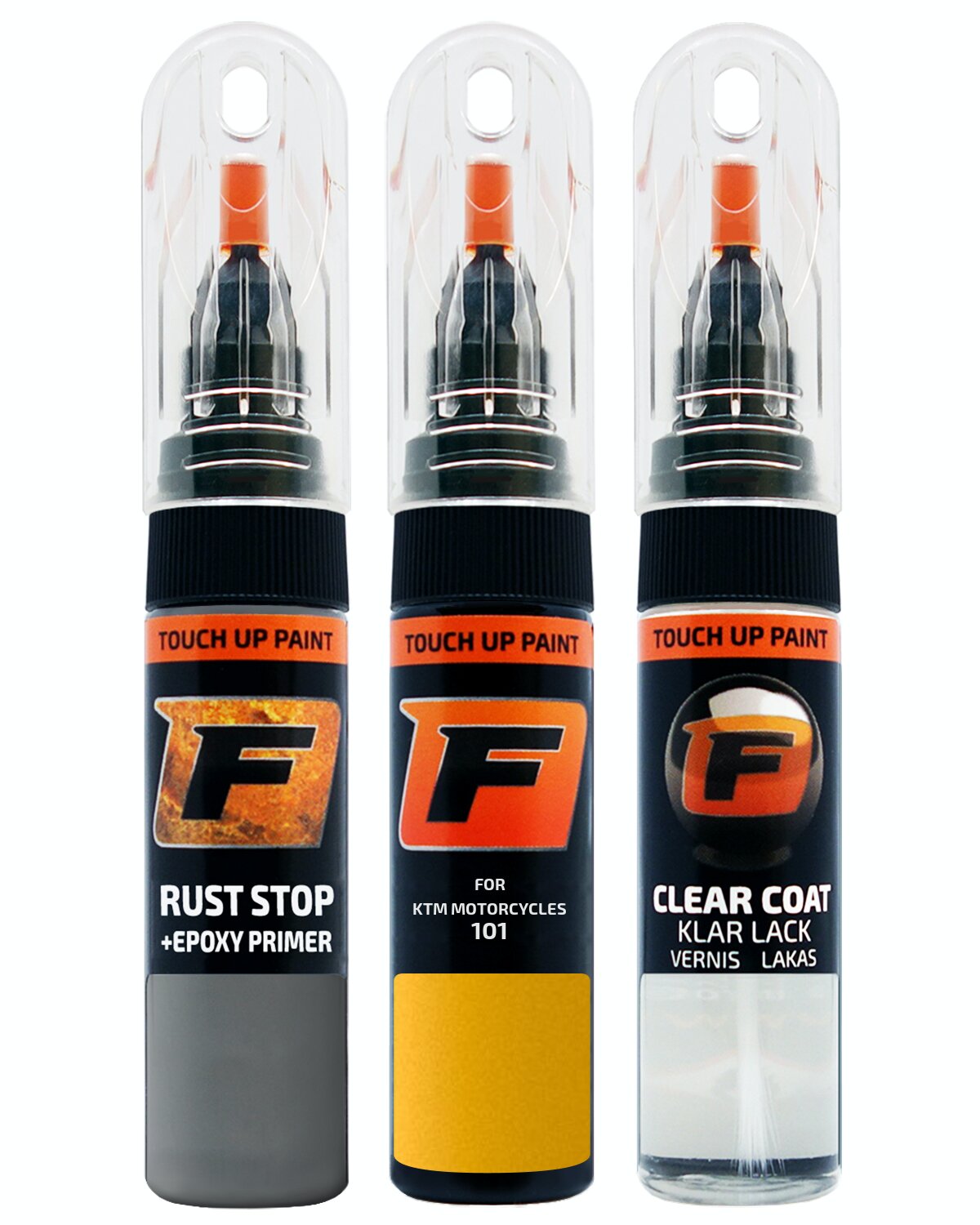 for KTM MOTORCYCLES 101 GELB TOUCH UP PAINT Pen Kit Scratch Repair Set - Picture 10 of 10