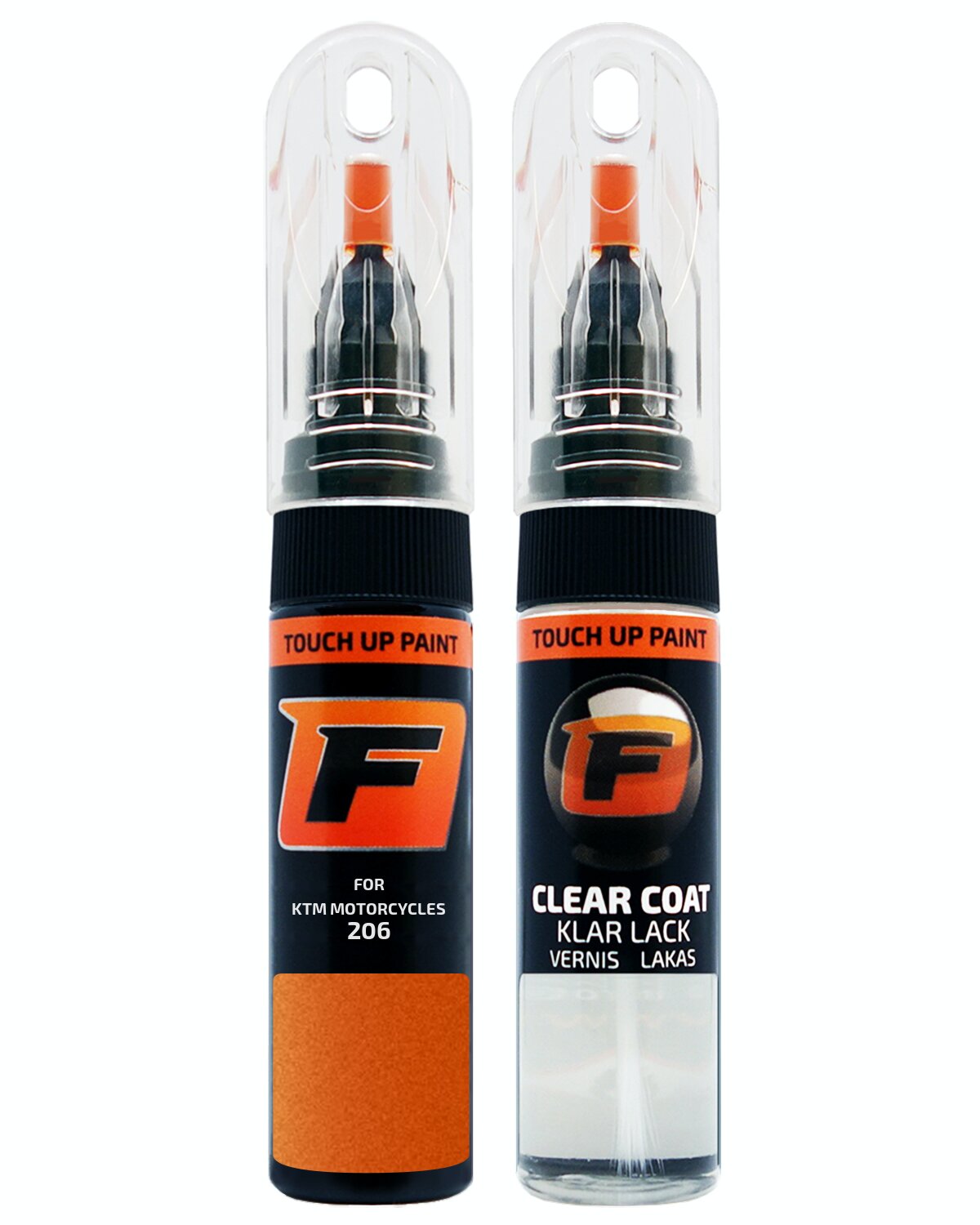 for KTM MOTORCYCLES 206 JADE ORANGE TOUCH UP PAINT Pen Kit Scratch Repair Set - Picture 8 of 9