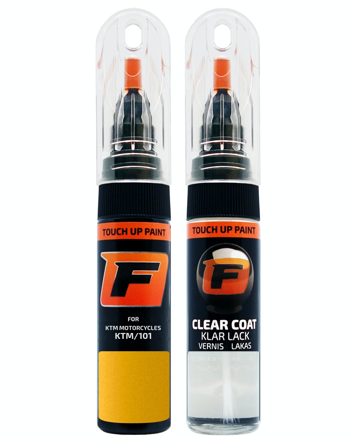 for KTM MOTORCYCLES KTM/101 GELB TOUCH UP PAINT Pen Kit Scratch Repair Set - Picture 9 of 10