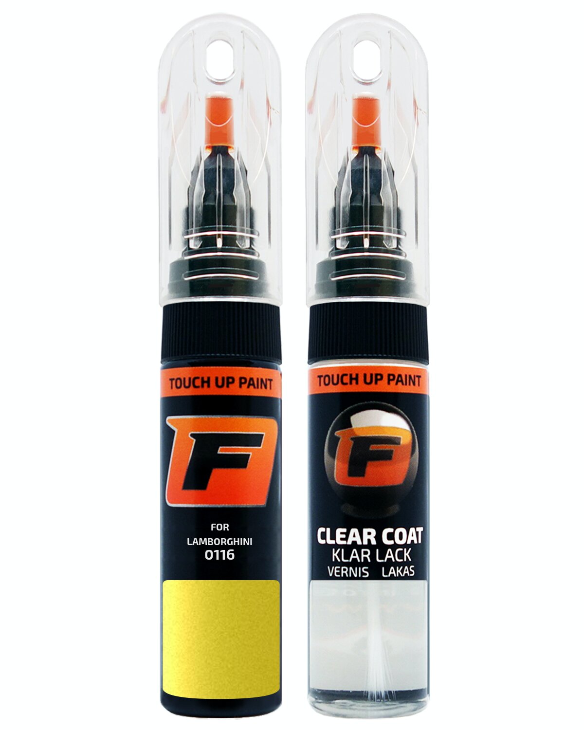 for LAMBORGHINI 0116 GIALLO TENERIFE TOUCH UP PAINT Pen Kit Scratch Repair Set - Picture 9 of 10