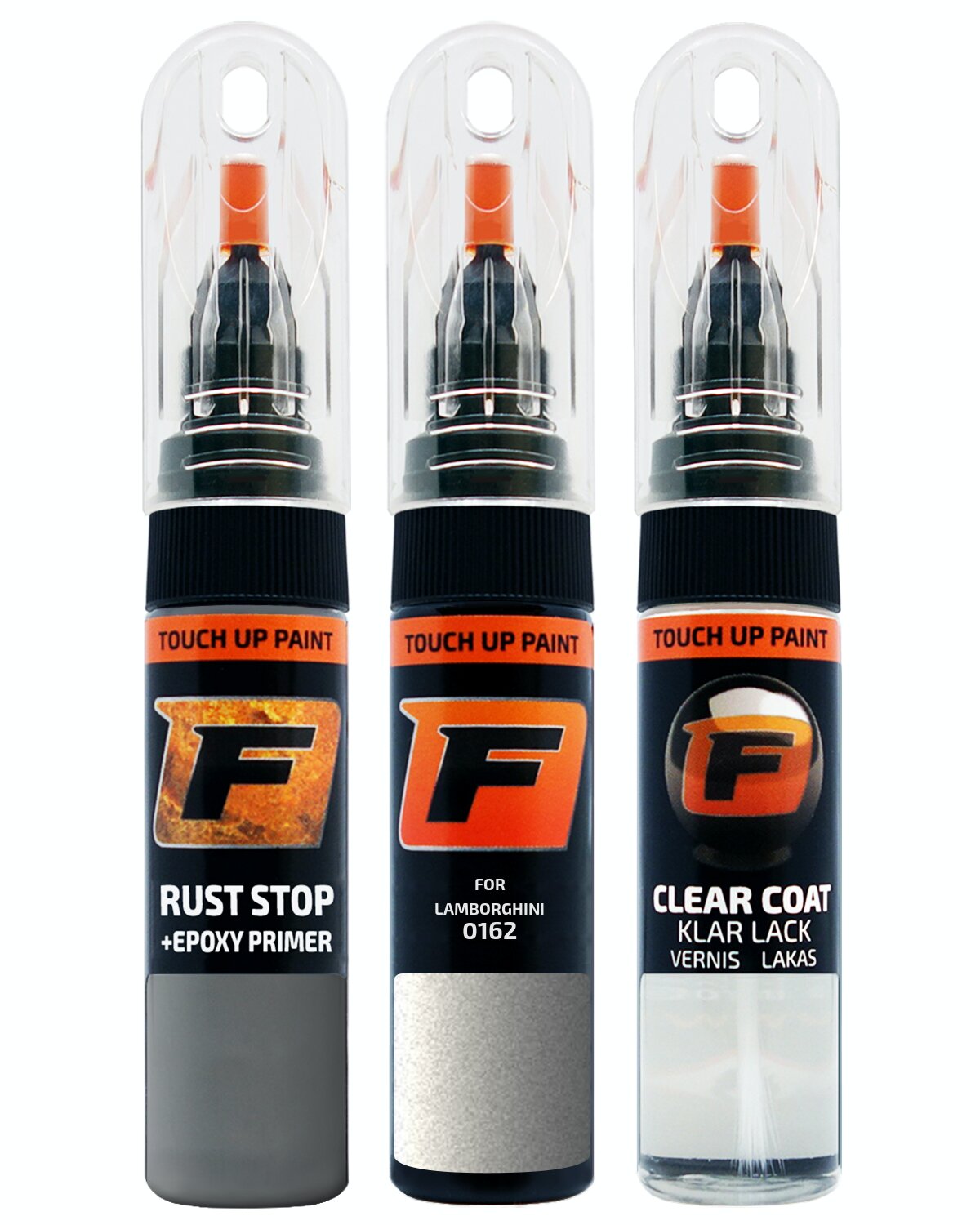 for LAMBORGHINI 0162 GRIGIO ARTIS TOUCH UP PAINT Pen Kit Scratch Repair Set - Picture 10 of 10