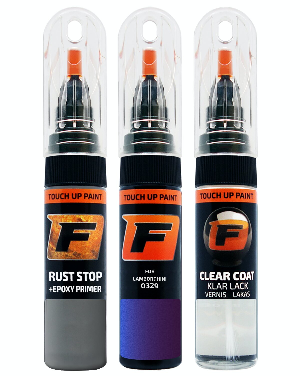 for LAMBORGHINI 0329 VIOLA MITHRAS TOUCH UP PAINT Pen Kit Scratch Repair Set - Picture 10 of 10