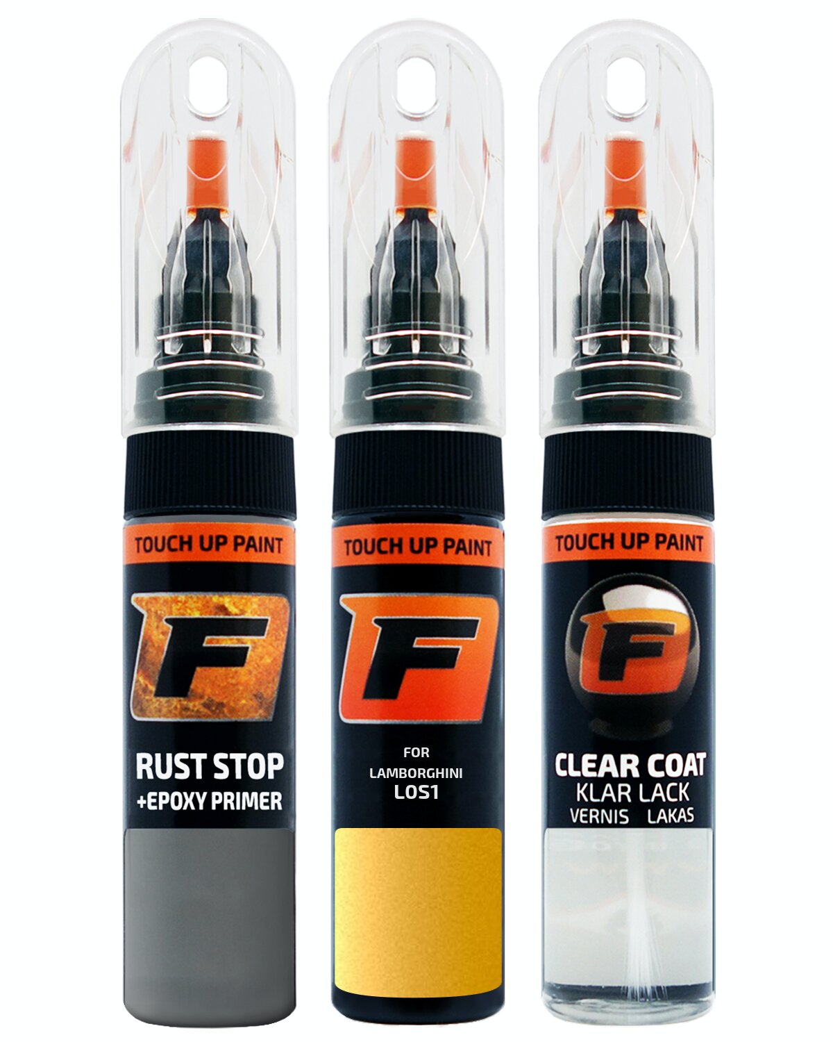 for LAMBORGHINI L0S1 GIALLO INTI PERLE TOUCH UP PAINT Pen Kit Scratch Repair Set - Picture 10 of 10