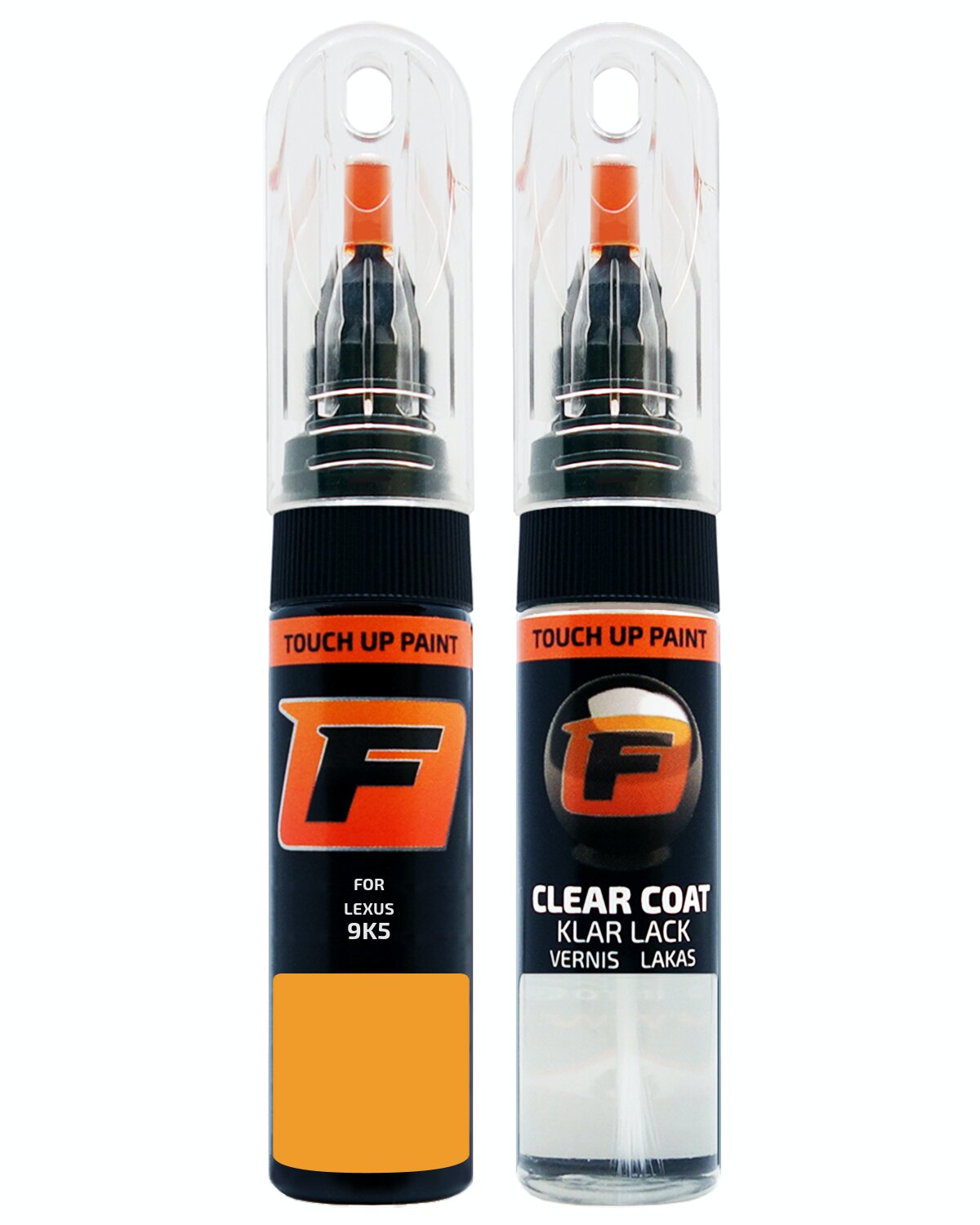 for LEXUS 9K5 SUNSET ORANGE TOUCH UP PAINT Pen Kit Scratch Repair Set - Picture 9 of 10