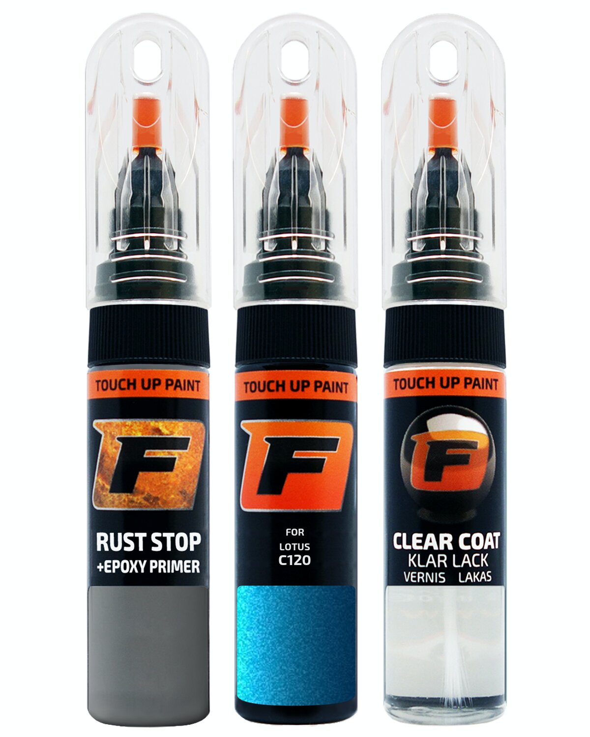 for LOTUS C120 LASER BLUE TOUCH UP PAINT Pen Kit Scratch Repair Set - Picture 10 of 10