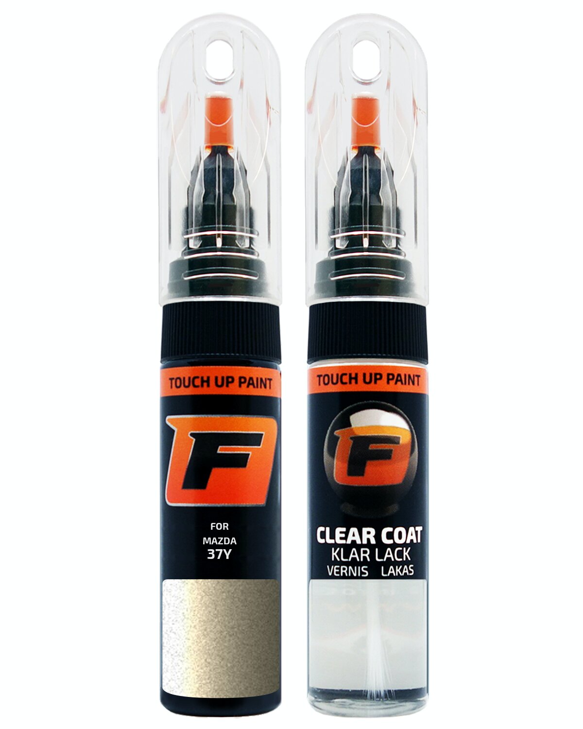 for MAZDA 37Y GLOAMING SILVER TOUCH UP PAINT Pen Kit Scratch Repair Set - Picture 9 of 10