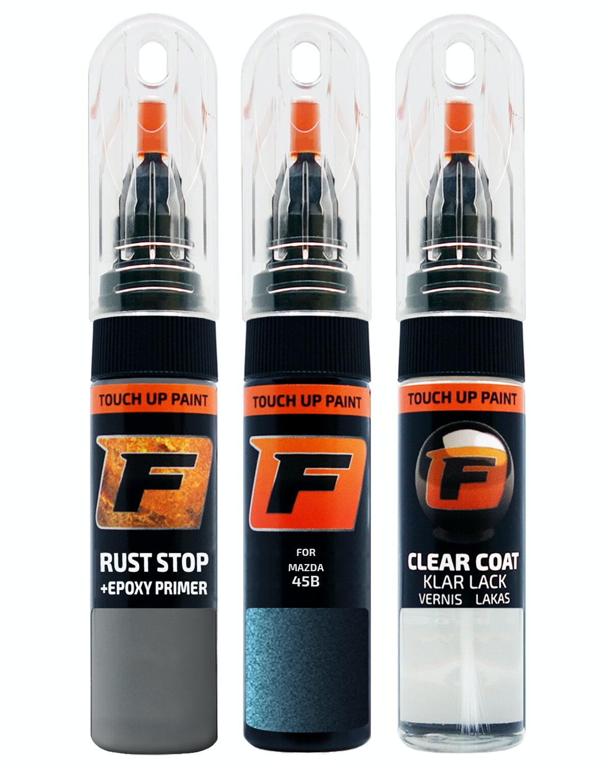 for MAZDA 45B ETERNAL BLUE TOUCH UP PAINT Pen Kit Scratch Repair Set - Picture 10 of 10