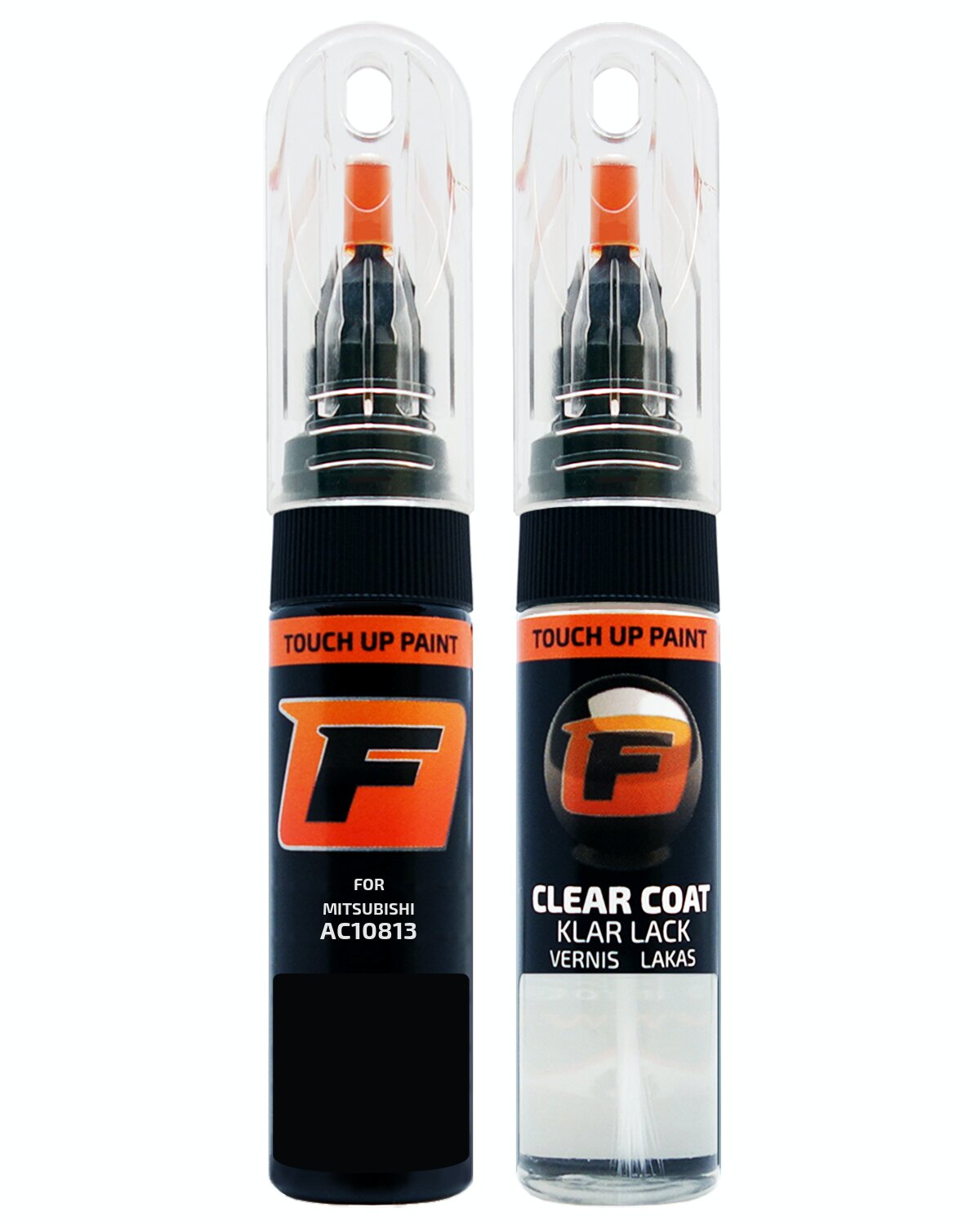 for MITSUBISHI AC10813 KALAPANA BLACK TOUCH UP PAINT Pen Kit Scratch Repair Set - Picture 9 of 10