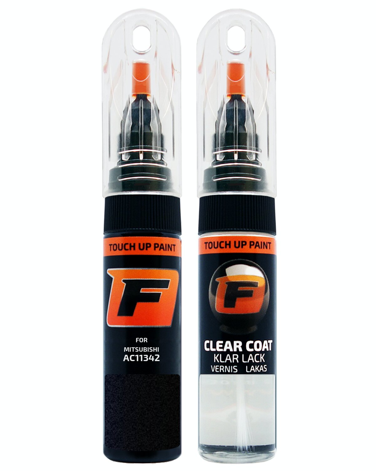 for MITSUBISHI AC11342 AMETHYST BLACK TOUCH UP PAINT Pen Kit Scratch Repair Set - Picture 9 of 10