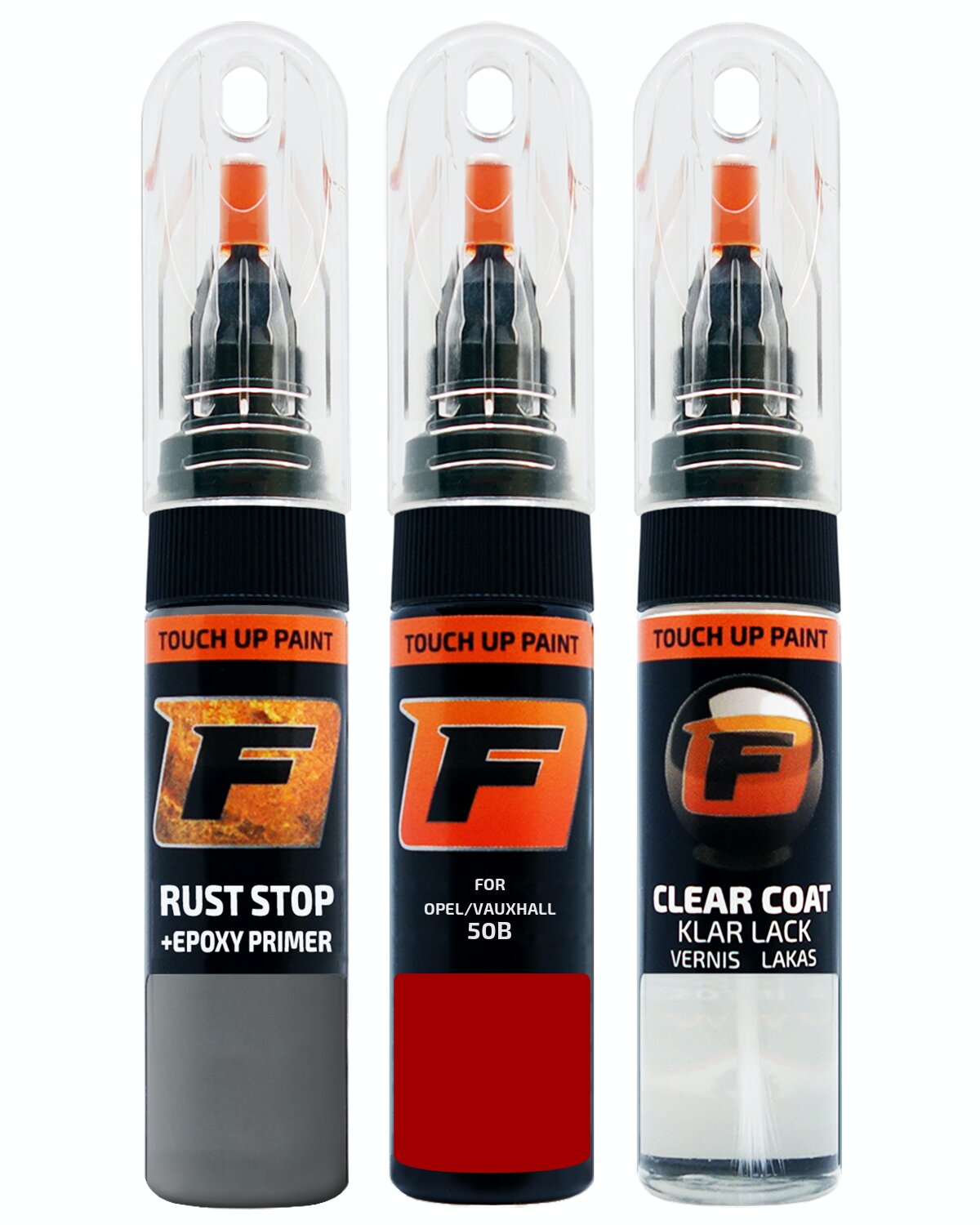 for OPEL VAUXHALL 50B POWERROT / RED TOUCH UP PAINT Pen Kit Scratch Repair - Picture 10 of 10