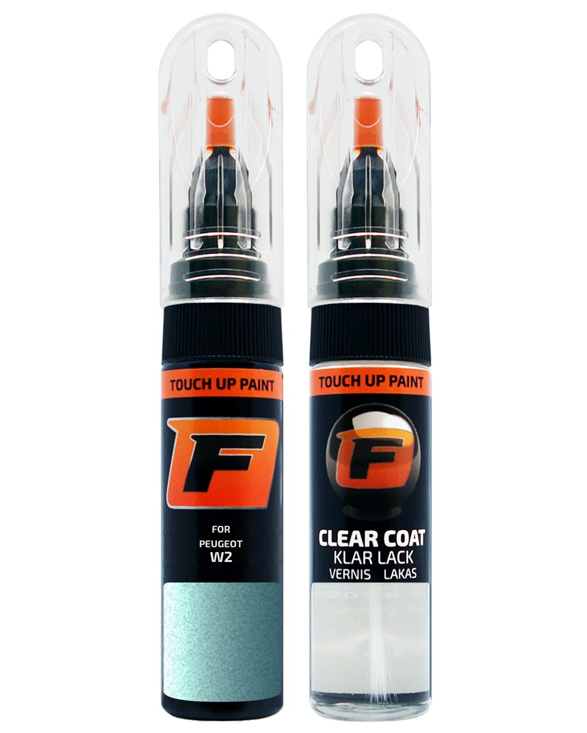 for PEUGEOT W2 BLEU FORCLAZ TOUCH UP PAINT Pen Kit Scratch Repair Set - Picture 9 of 10