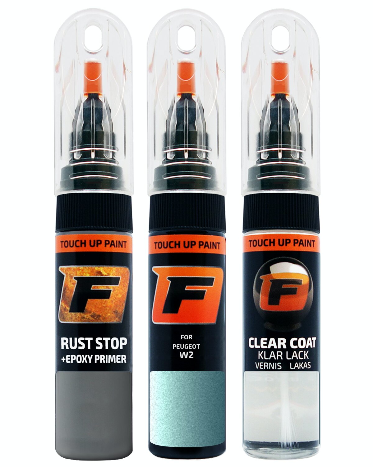 for PEUGEOT W2 BLEU FORCLAZ TOUCH UP PAINT Pen Kit Scratch Repair Set - Picture 10 of 10