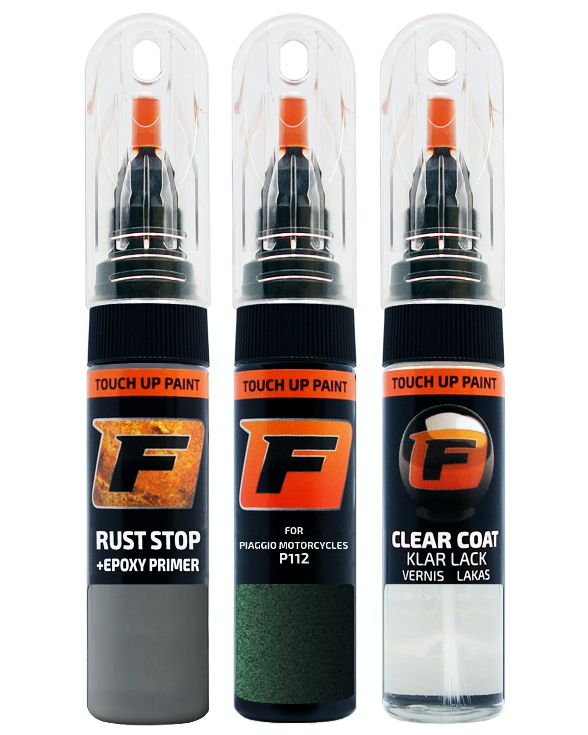 for PIAGGIO MOTORCYCLES P112 VERDE TOUCH UP PAINT Pen Kit Scratch Repair Set - Picture 10 of 10