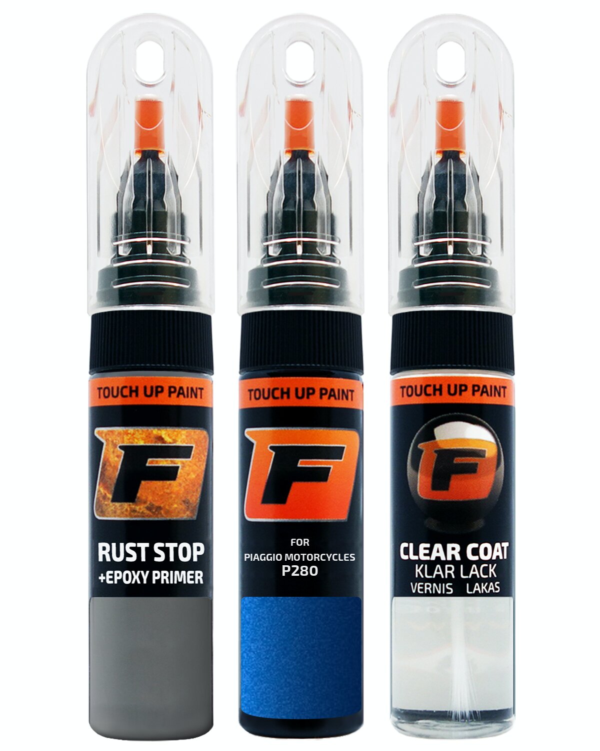 for PIAGGIO MOTORCYCLES P280 AZZURRO SIDERALE TOUCH UP PAINT Pen Kit Scratch - Picture 10 of 10