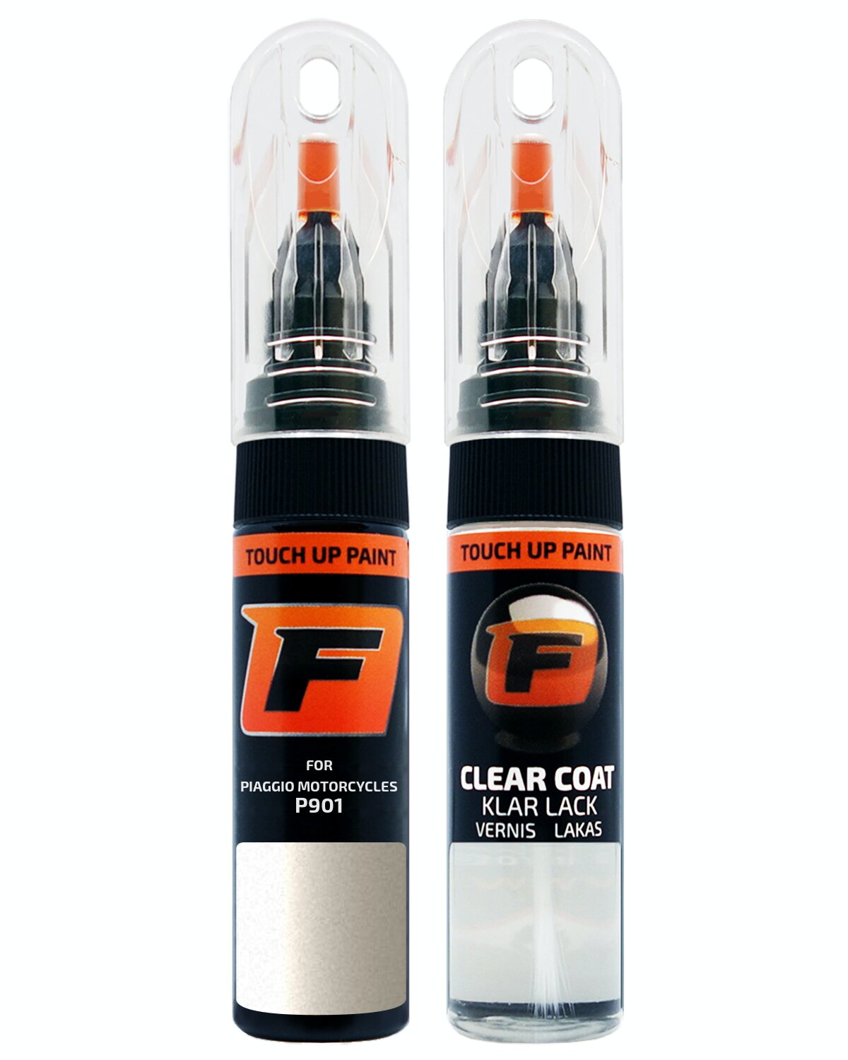 for PIAGGIO MOTORCYCLES P901 BIANCO TOUCH UP PAINT Pen Kit Scratch Repair Set - Picture 9 of 10