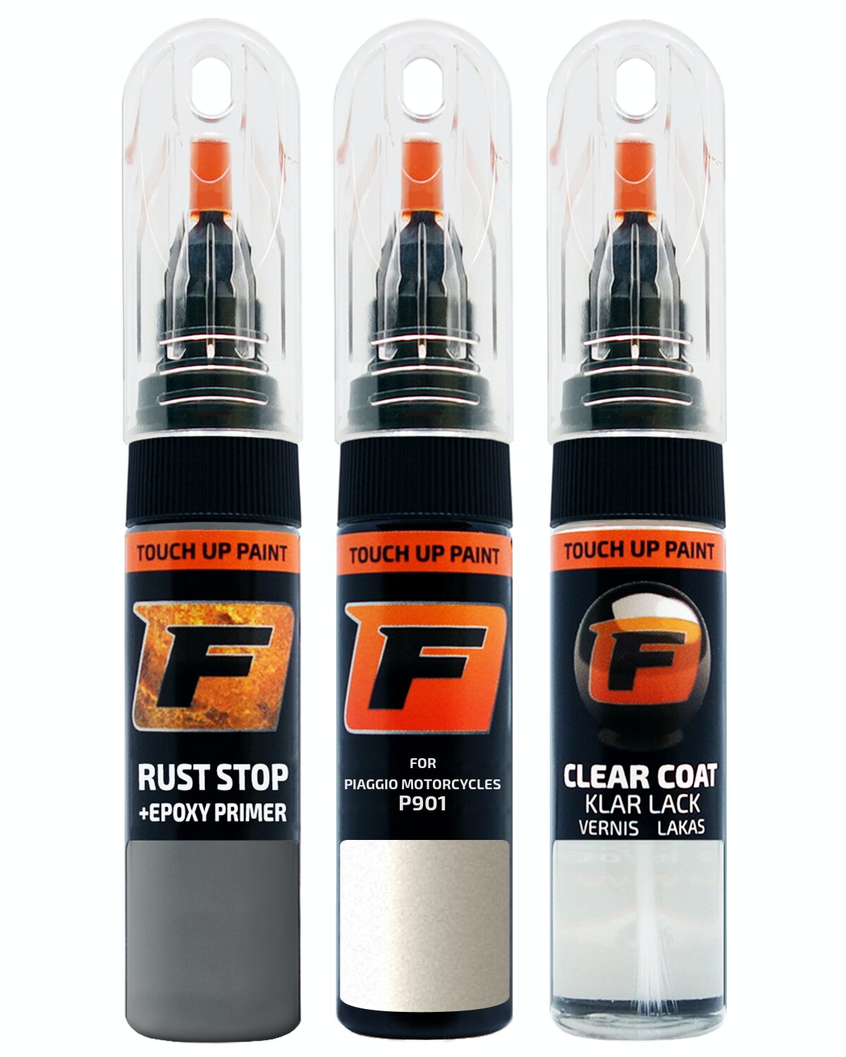 for PIAGGIO MOTORCYCLES P901 BIANCO TOUCH UP PAINT Pen Kit Scratch Repair Set - Picture 10 of 10