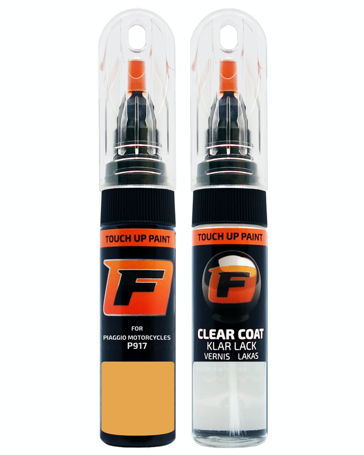 for PIAGGIO MOTORCYCLES P917 GIALLO TOUCH UP PAINT Pen Kit Scratch Repair Set - Picture 9 of 10