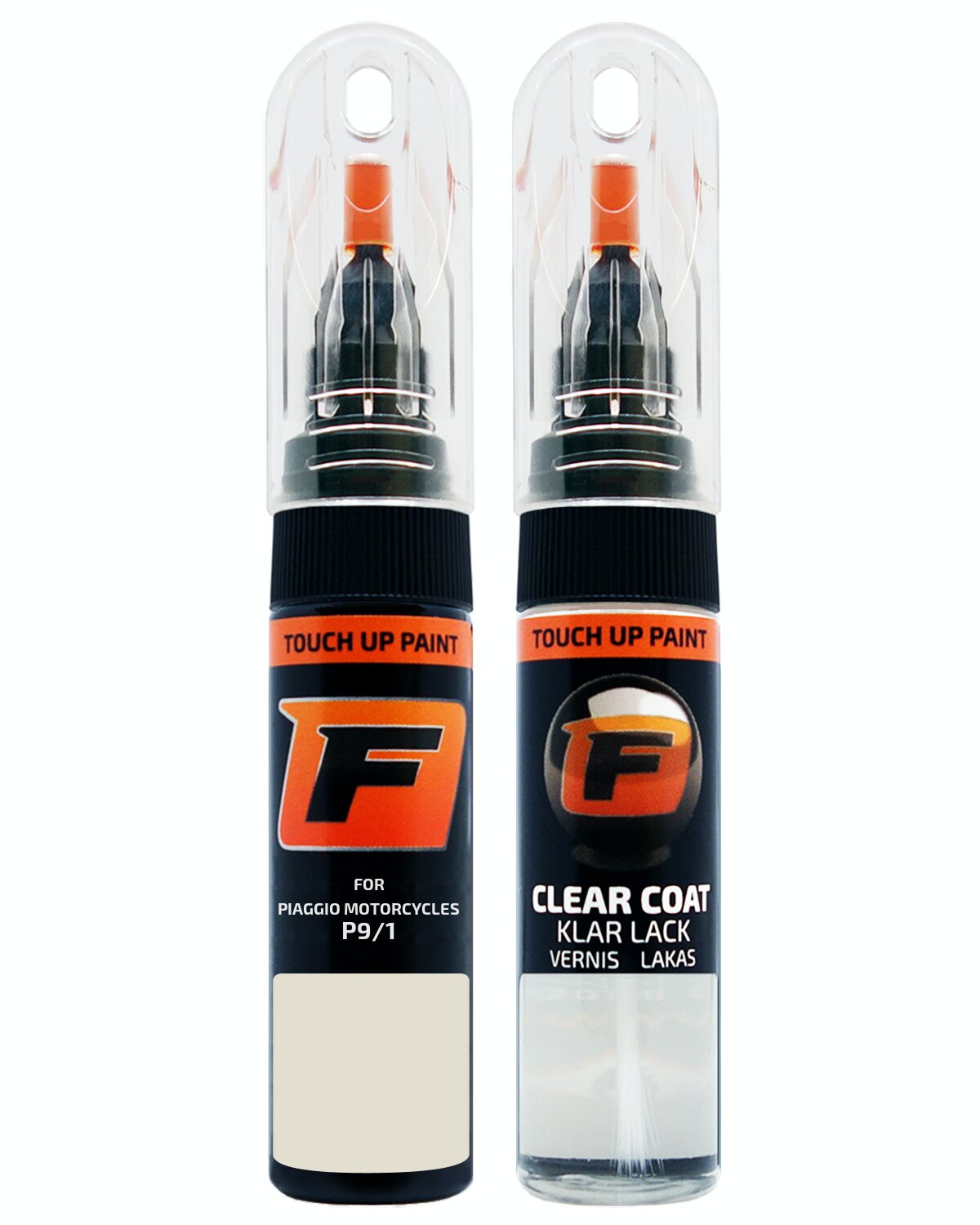 for PIAGGIO MOTORCYCLES P9/1 BIANCO DOLOMITI TOUCH UP PAINT Pen Kit Scratch - Picture 9 of 10