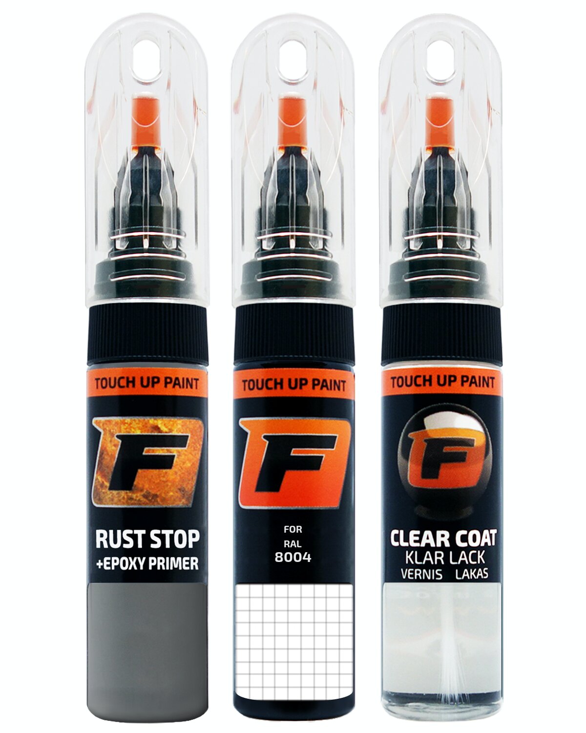 for RAL 8004 KUPFERBRAUN TOUCH UP PAINT Pen Kit Scratch Repair Set - Picture 10 of 10