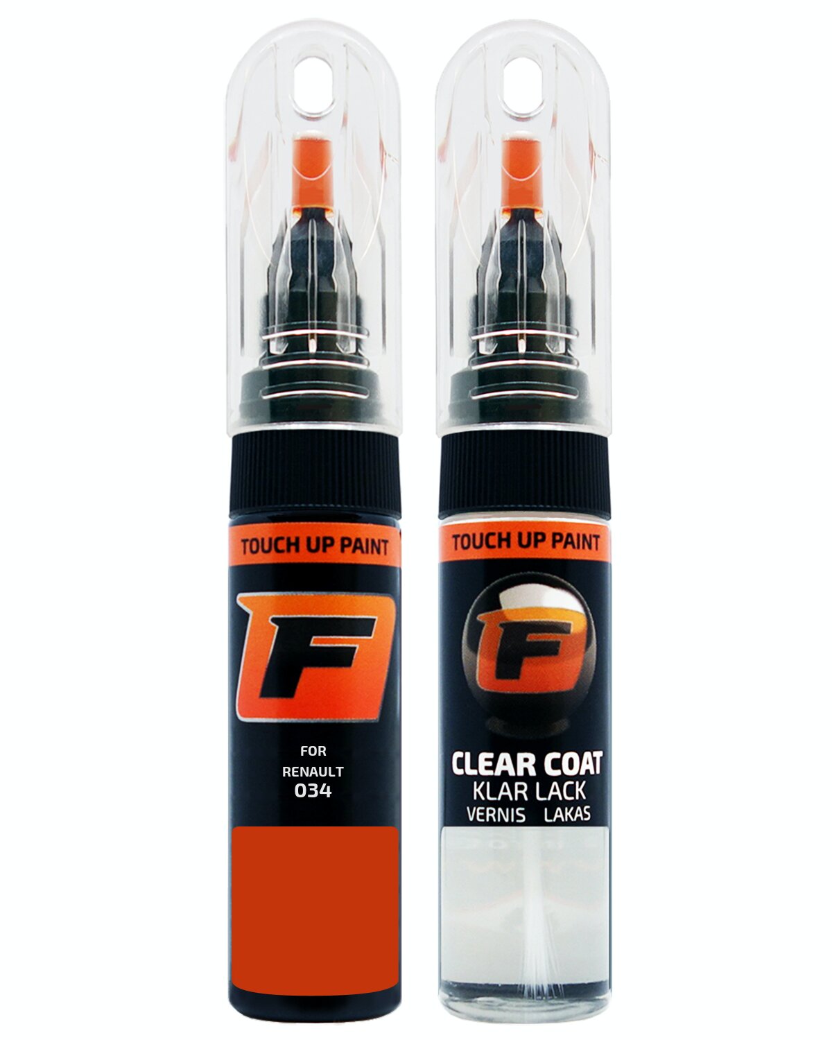 for RENAULT 034 ORANGE HILTI TOUCH UP PAINT Pen Kit Scratch Repair Set - Picture 9 of 10