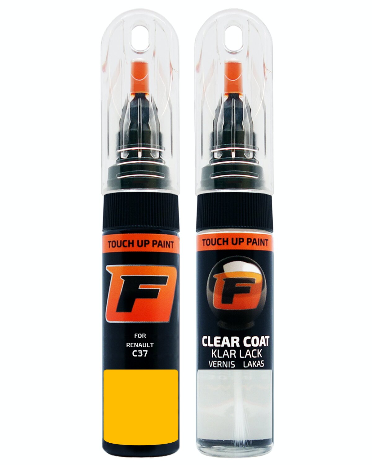 for RENAULT C37 JAUNE TOUCH UP PAINT Pen Kit Scratch Repair Set - Picture 9 of 10