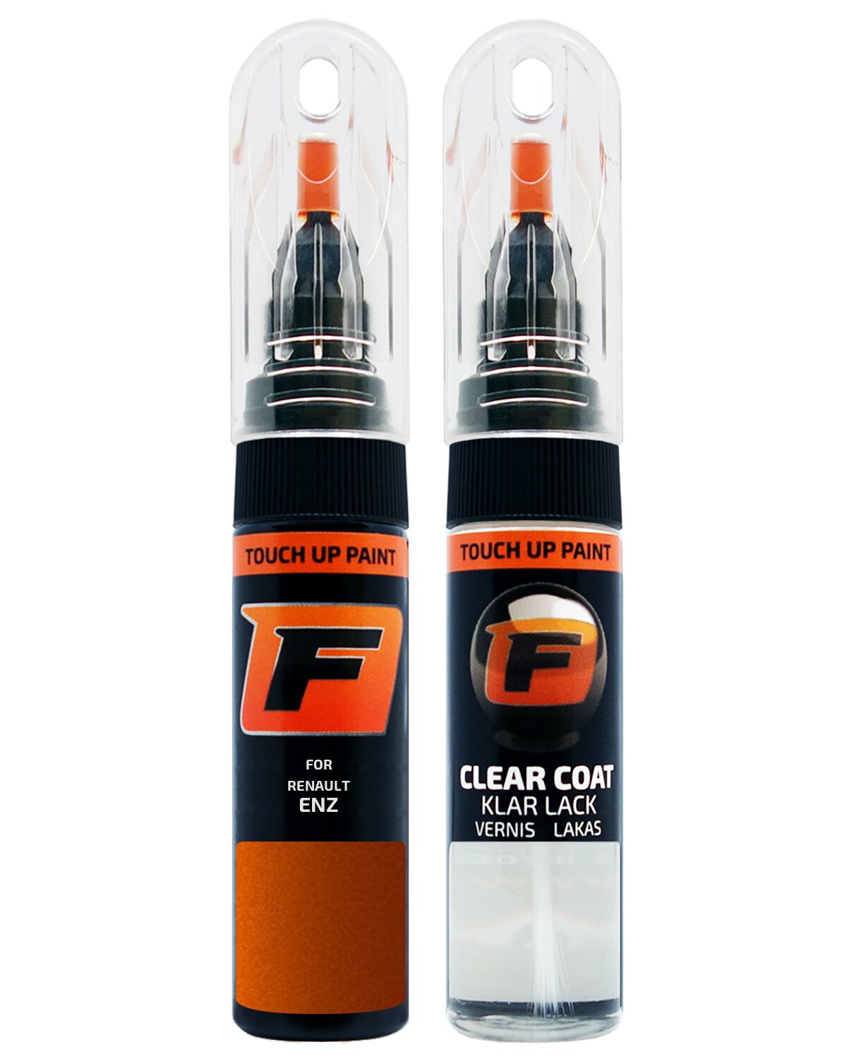 for RENAULT ENZ ORANGE ARIZONA TOUCH UP PAINT Pen Kit Scratch Repair Set - Picture 9 of 10