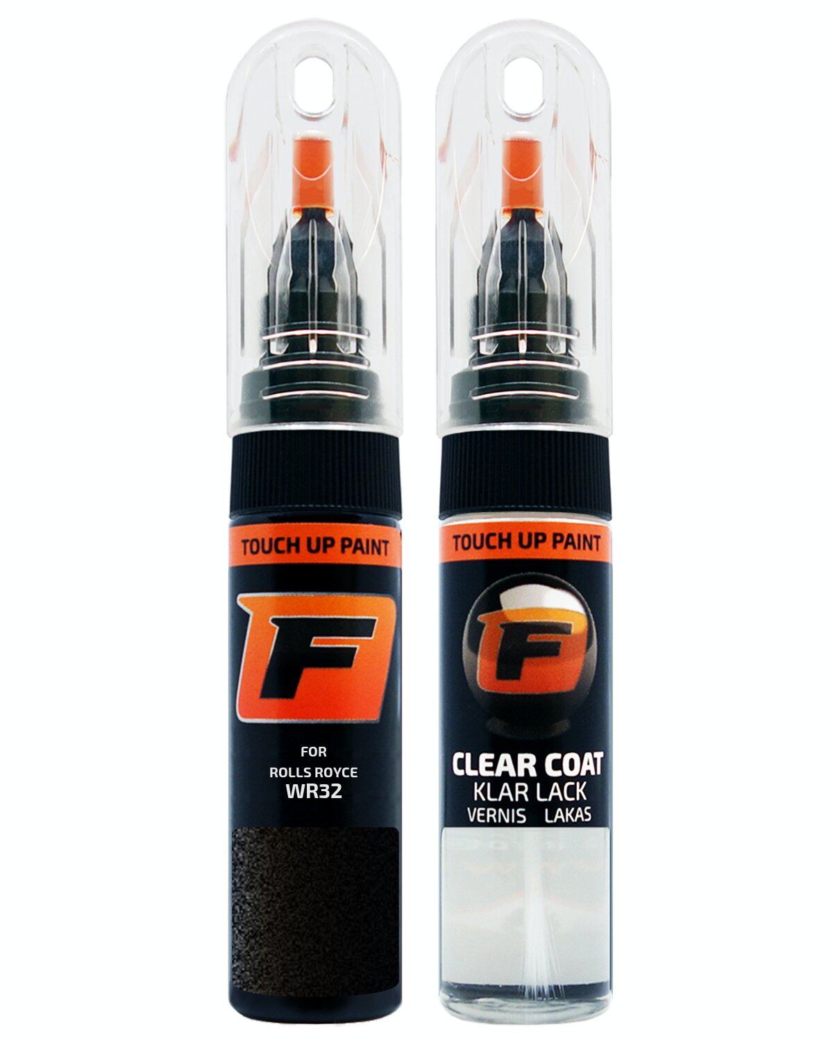 for ROLLS ROYCE WR32 BLACK DIAMOND TOUCH UP PAINT Pen Kit Scratch Repair Set - Picture 9 of 10