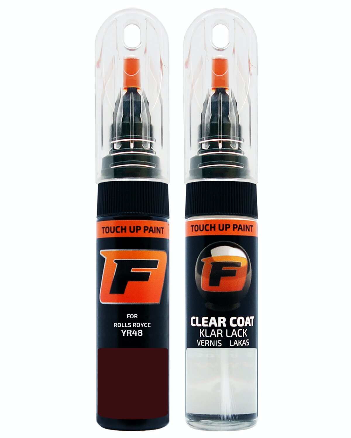 for ROLLS ROYCE YR48 CLARET UNI TOUCH UP PAINT Pen Kit Scratch Repair Set - Picture 9 of 10