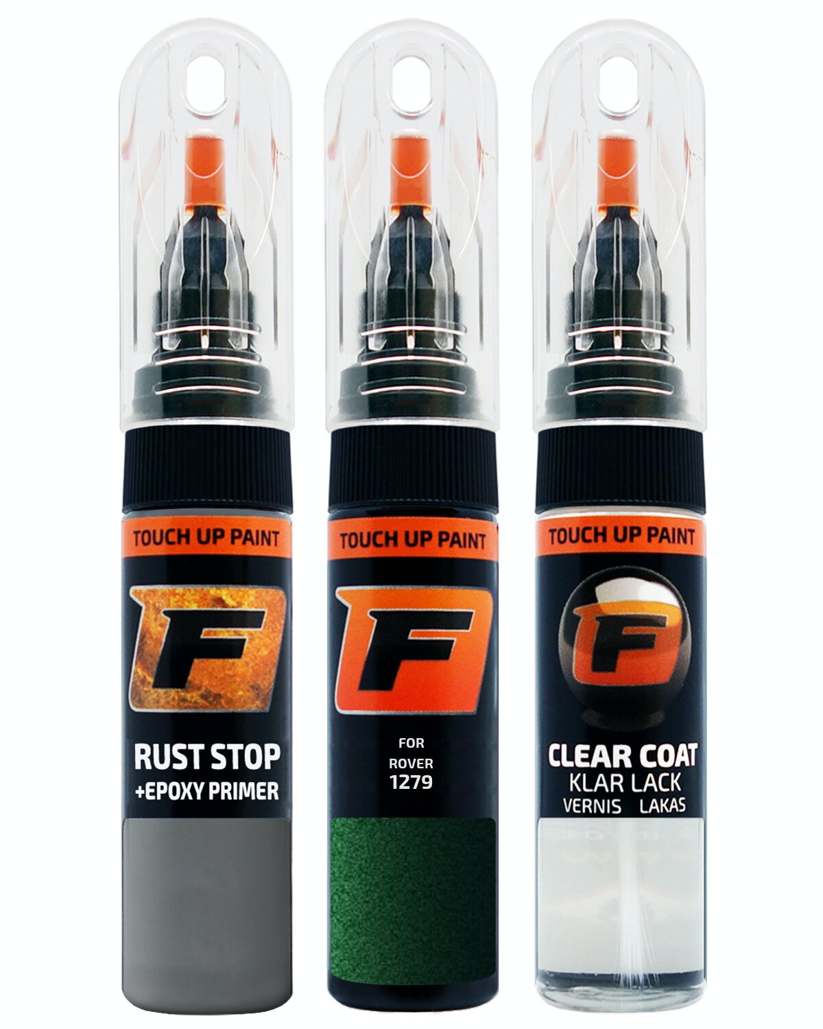 for ROVER 1279 BRITISH RACING GREEN 3 TOUCH UP PAINT Pen Kit Scratch Repair Set - Picture 10 of 10