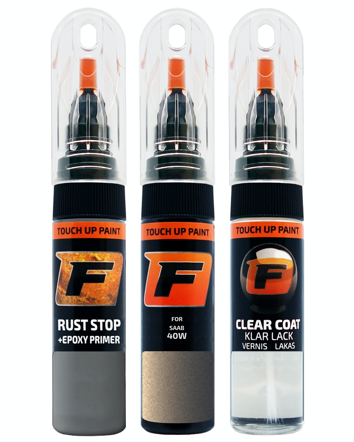 for SAAB 40W OAK/PEPPERDUST TOUCH UP PAINT Pen Kit Scratch Repair Set - Picture 10 of 10