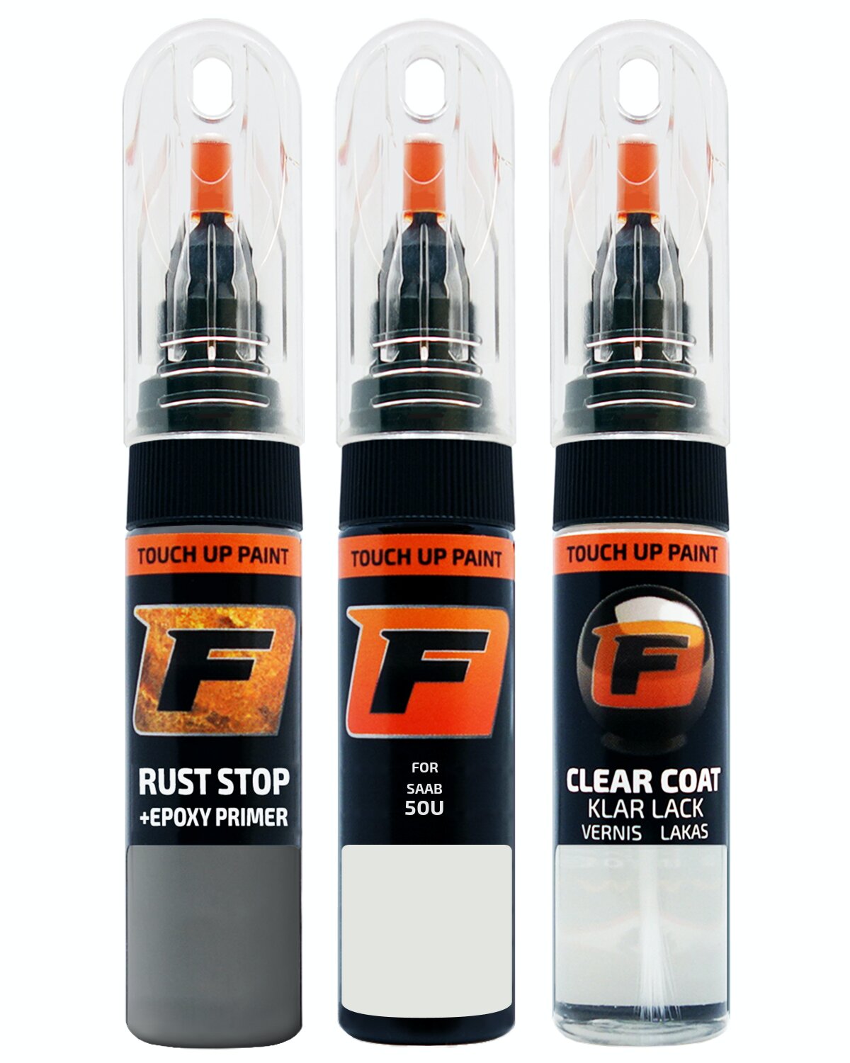 for SAAB 50U OLYMPIC WHITE TOUCH UP PAINT Pen Kit Scratch Repair Set - Picture 10 of 10