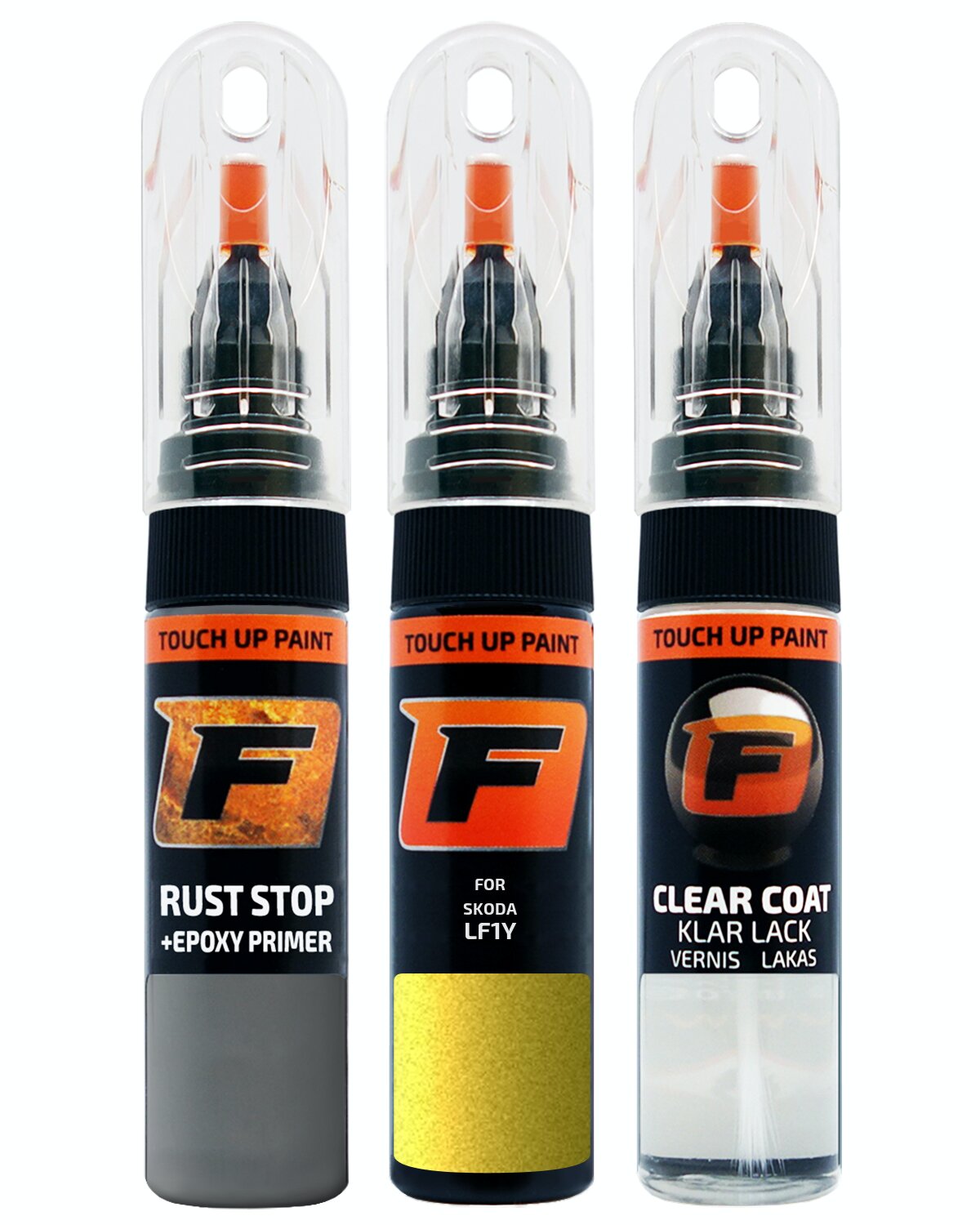 für SKODA LF1Y DRAGON SKIN LACKSTIFT Reparatur Set Autolack Kratzer