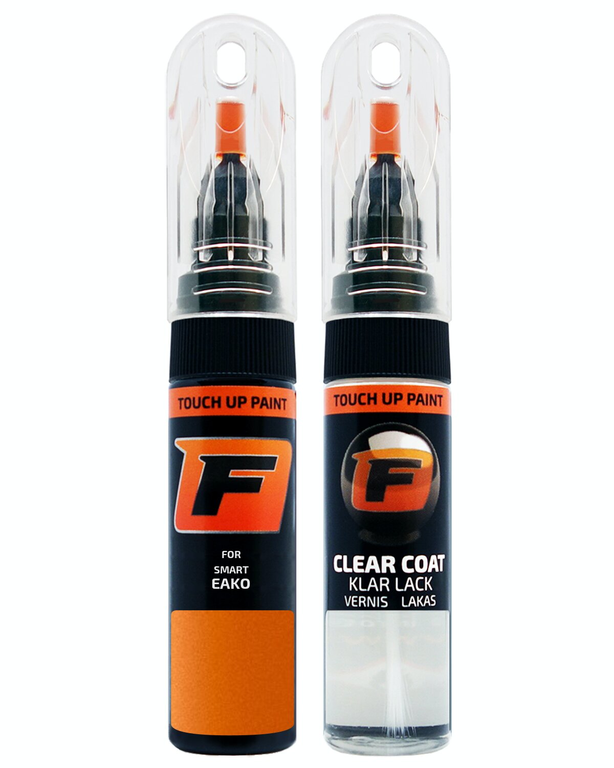 for SMART EAKO NIGHT ORANGE TOUCH UP PAINT Pen Kit Scratch Repair Set - Picture 9 of 10