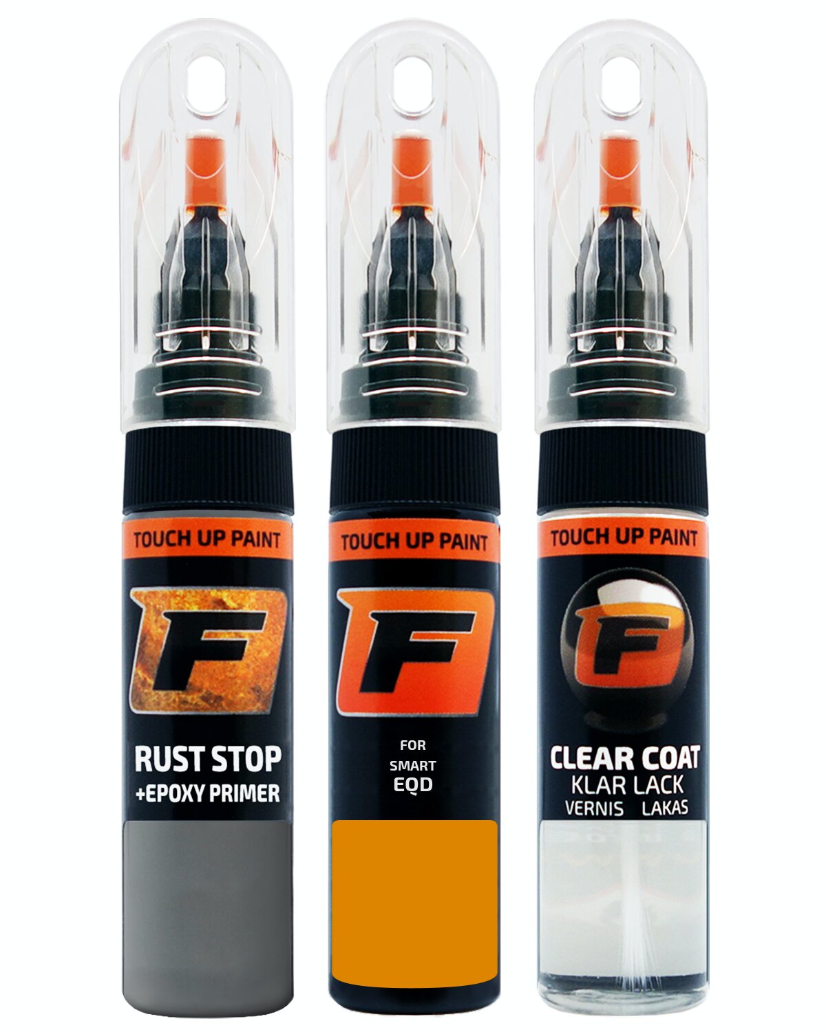 for SMART EQD JAUNE MANGO TOUCH UP PAINT Pen Kit Scratch Repair Set - Picture 10 of 10