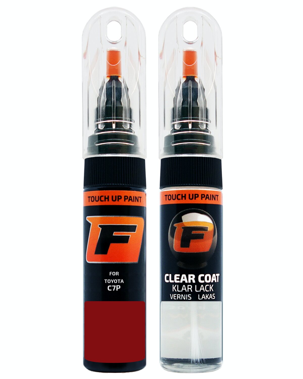 for TOYOTA C7P LIGHTNING RED TOUCH UP PAINT Pen Kit Scratch Repair Set - Picture 9 of 10