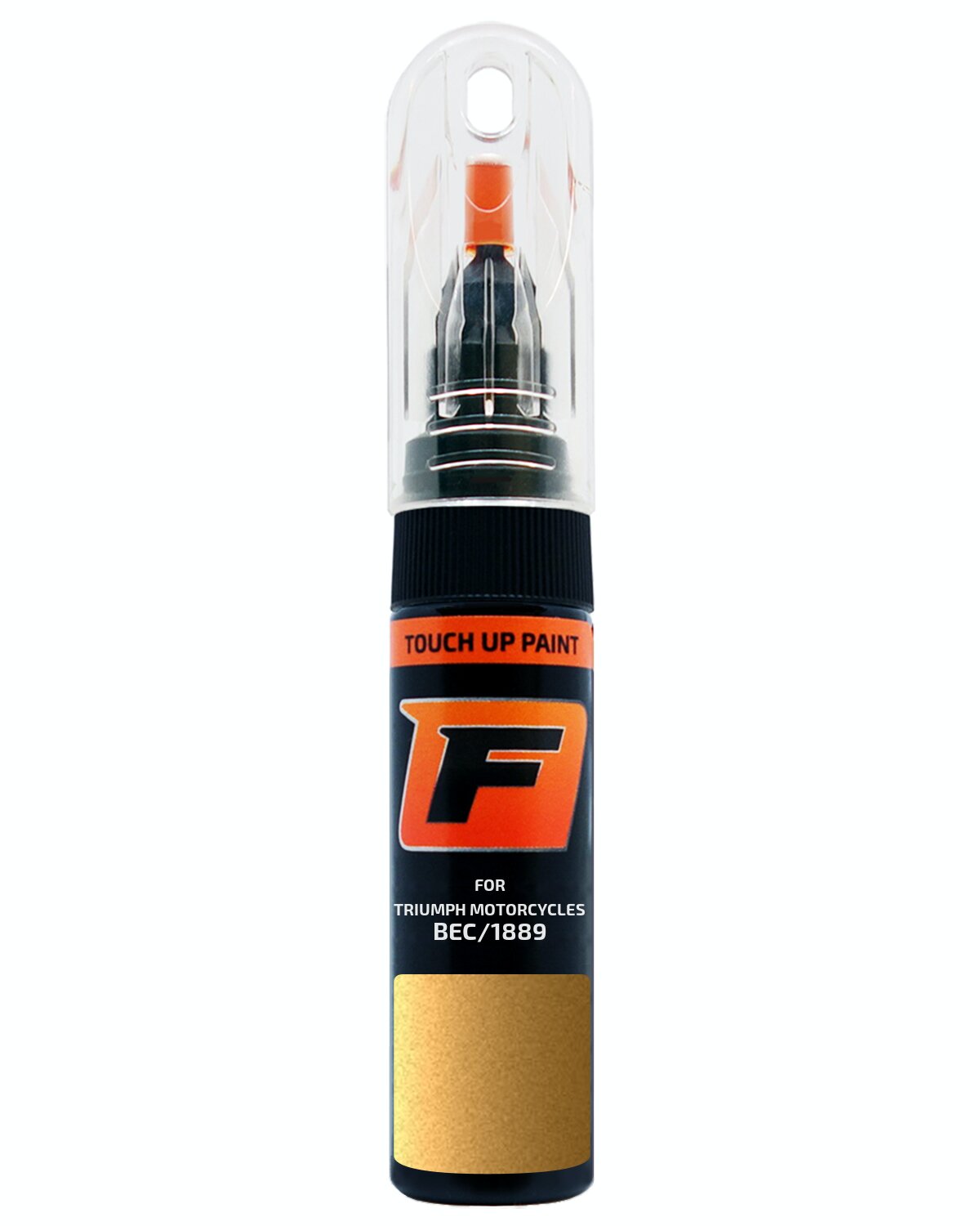 for TRIUMPH MOTORCYCLES BEC1889 TRIUMPH GOLD TOUCH UP PAINT Pen Kit Scratch - Picture 8 of 10