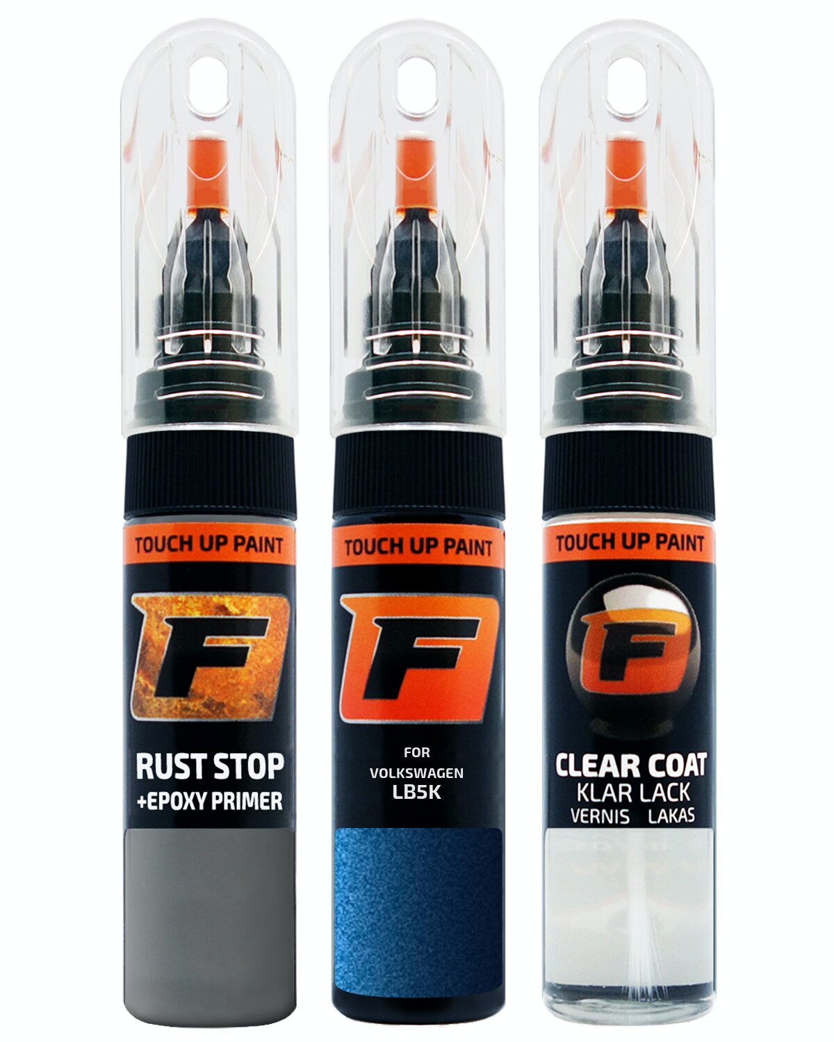 for VOLKSWAGEN VW LB5K REEF BLUE TOUCH UP PAINT Pen Kit Scratch Repair Set - Picture 10 of 10