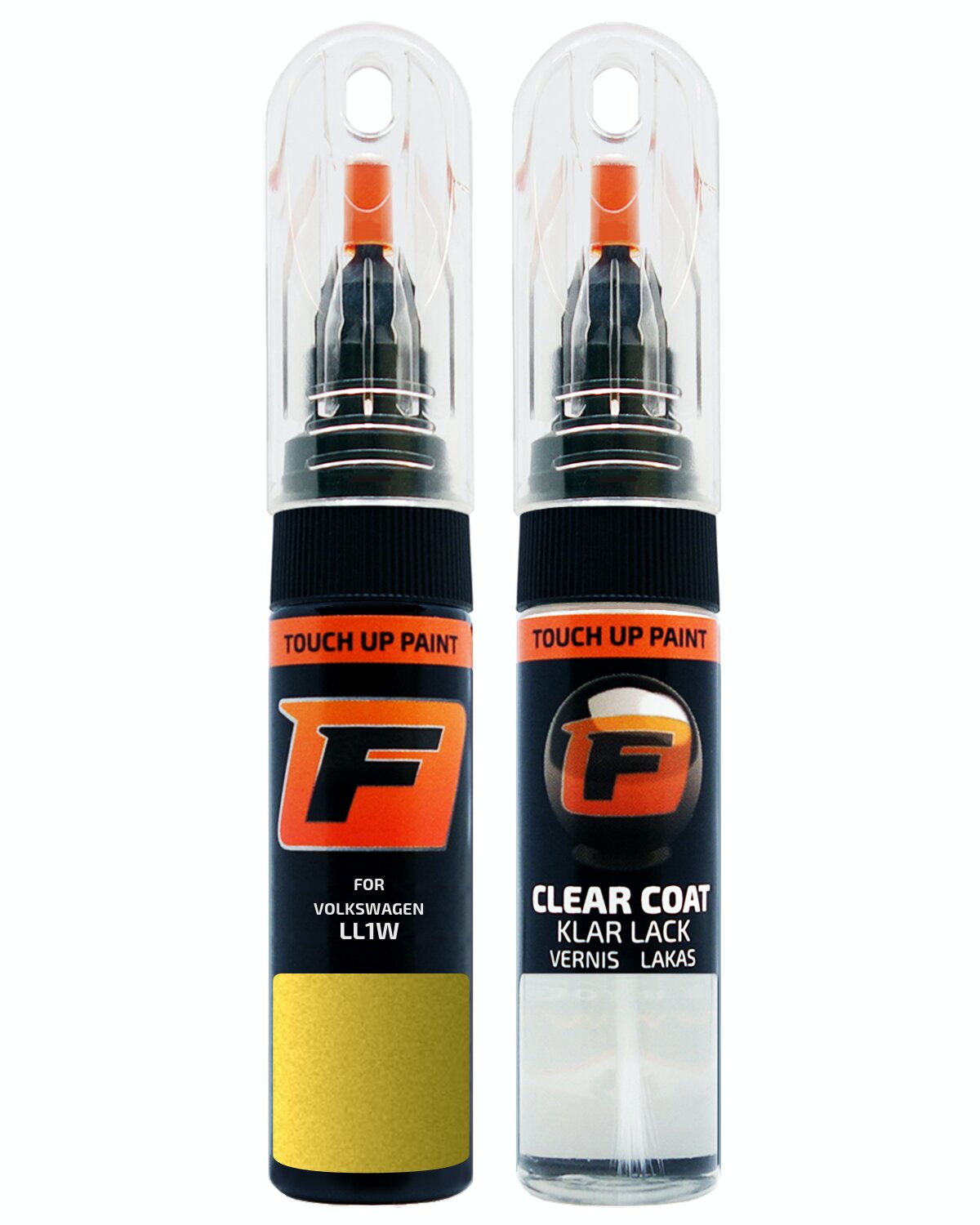 for VOLKSWAGEN VW LL1W LIMONENGELB TOUCH UP PAINT Pen Kit Scratch Repair Set - Picture 9 of 10