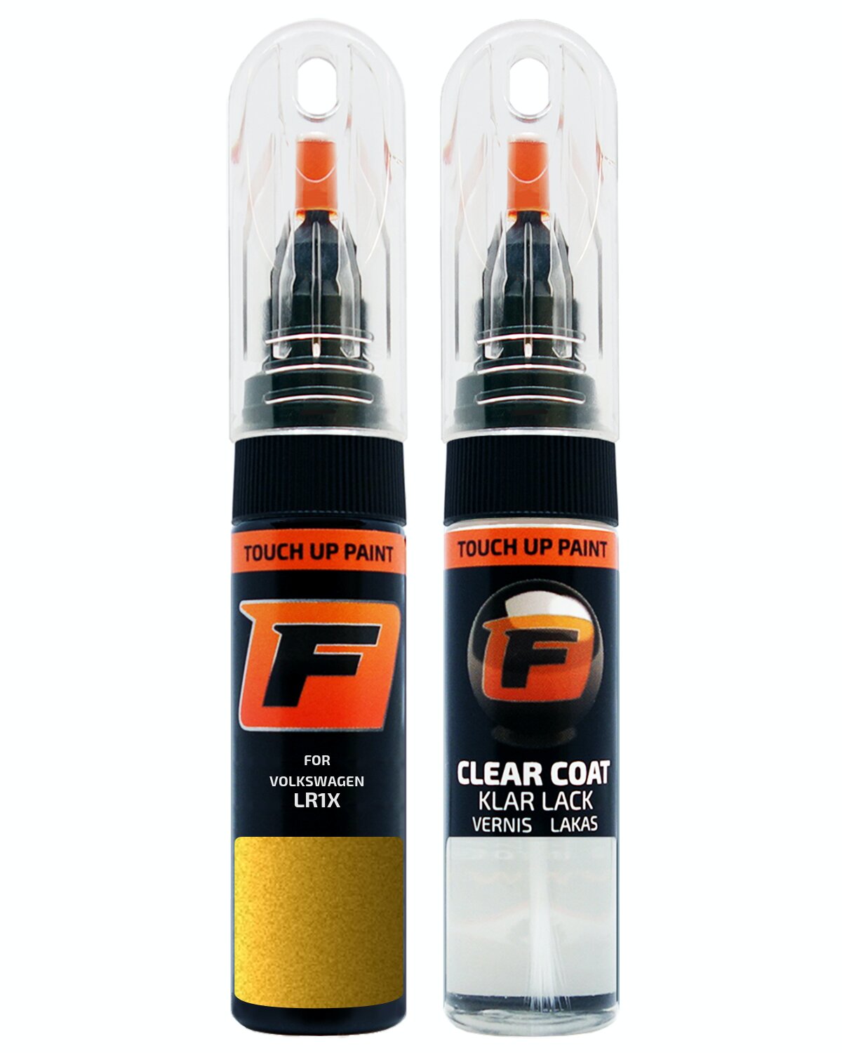 for VOLKSWAGEN VW LR1X KURKUMAGELB TOUCH UP PAINT Pen Kit Scratch Repair Set - Picture 9 of 10