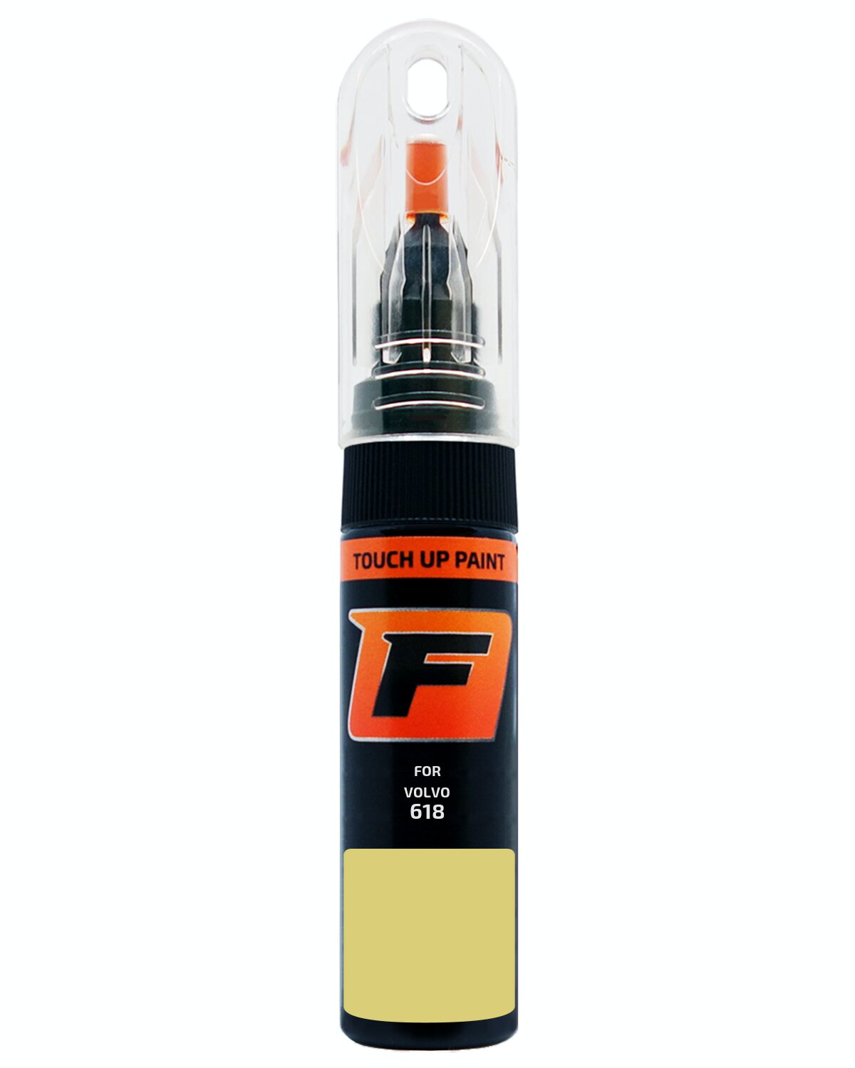 for VOLVO 618 HELLO YELLOW TOUCH UP PAINT Pen Kit Scratch Repair Set - Picture 8 of 10