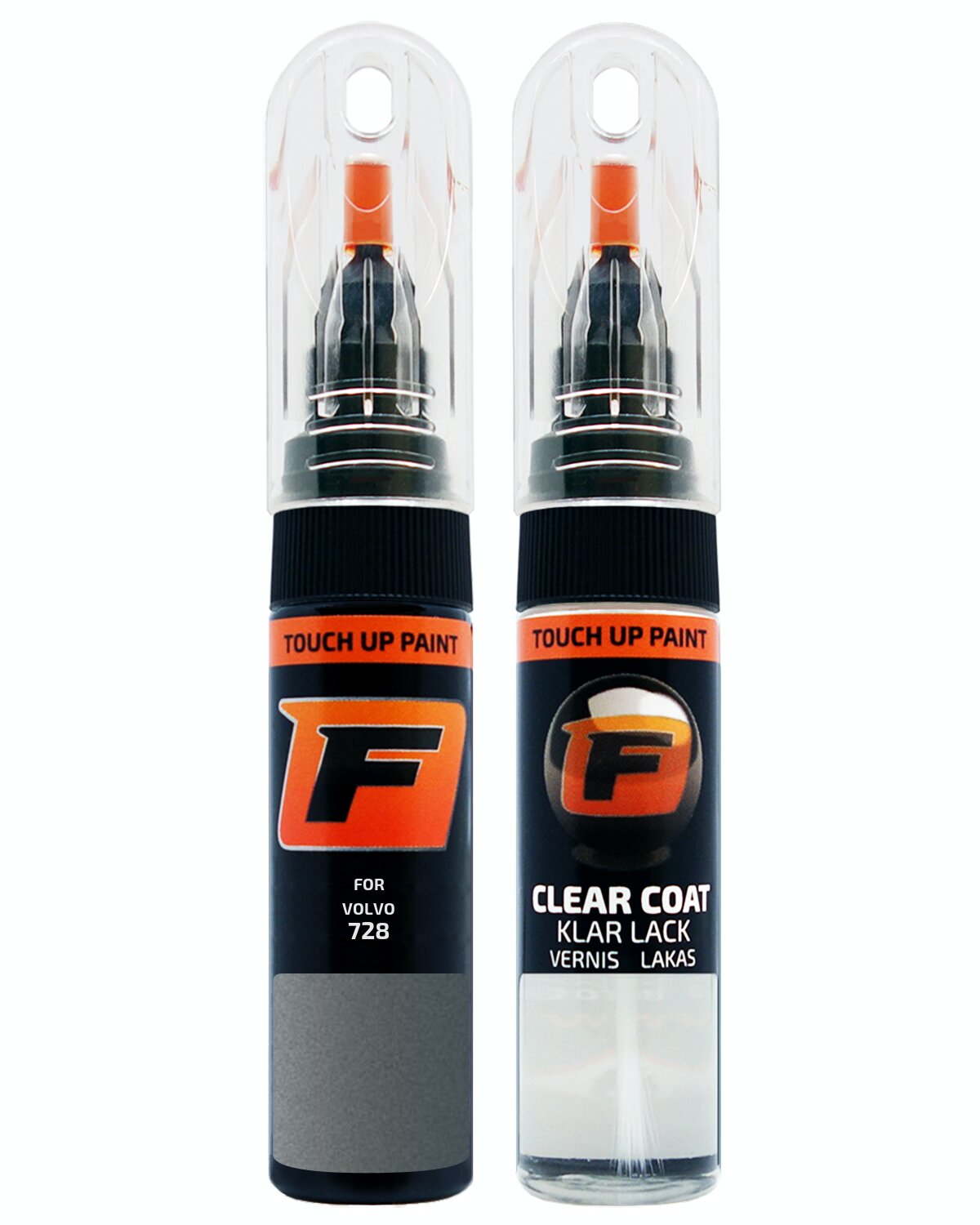 for VOLVO 728 THUNDER GREY TOUCH UP PAINT Pen Kit Scratch Repair Set - Picture 9 of 10