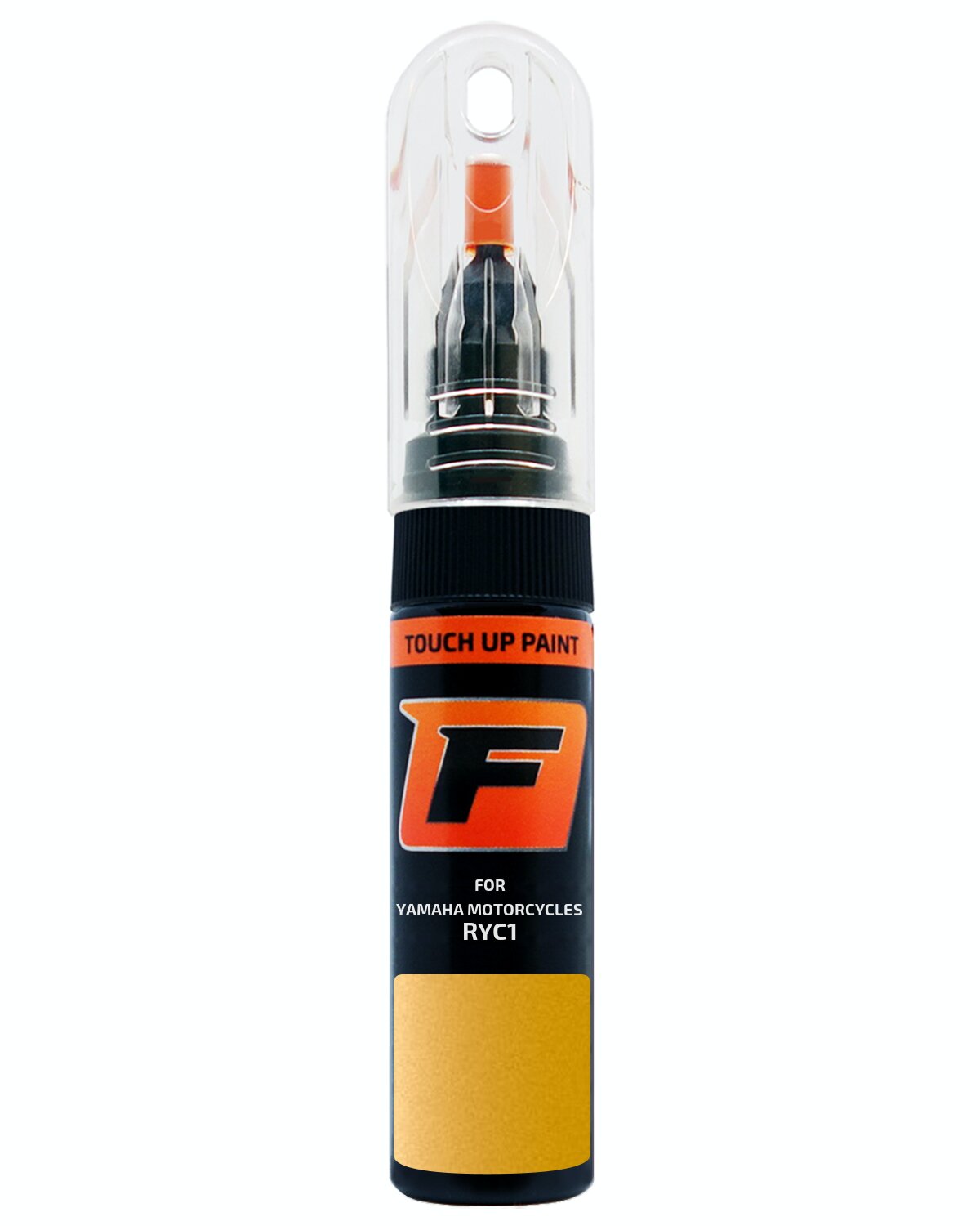 for YAMAHA MOTORCYCLES RYC1 EXTREME YELLOW TOUCH UP PAINT Pen Kit Scratch Repair - Picture 8 of 10